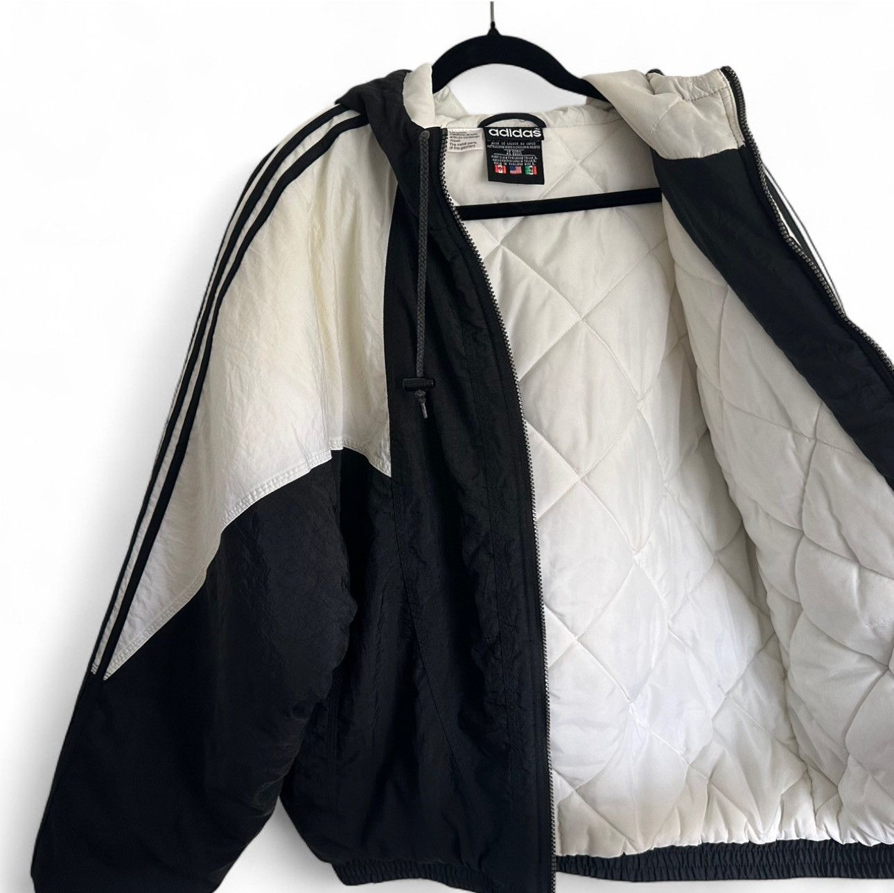 Adidas Adidas 90s Quilted Puffer Jacket Men’s VINTAGE Size US L / EU 52-54 / 3 - 8 Thumbnail