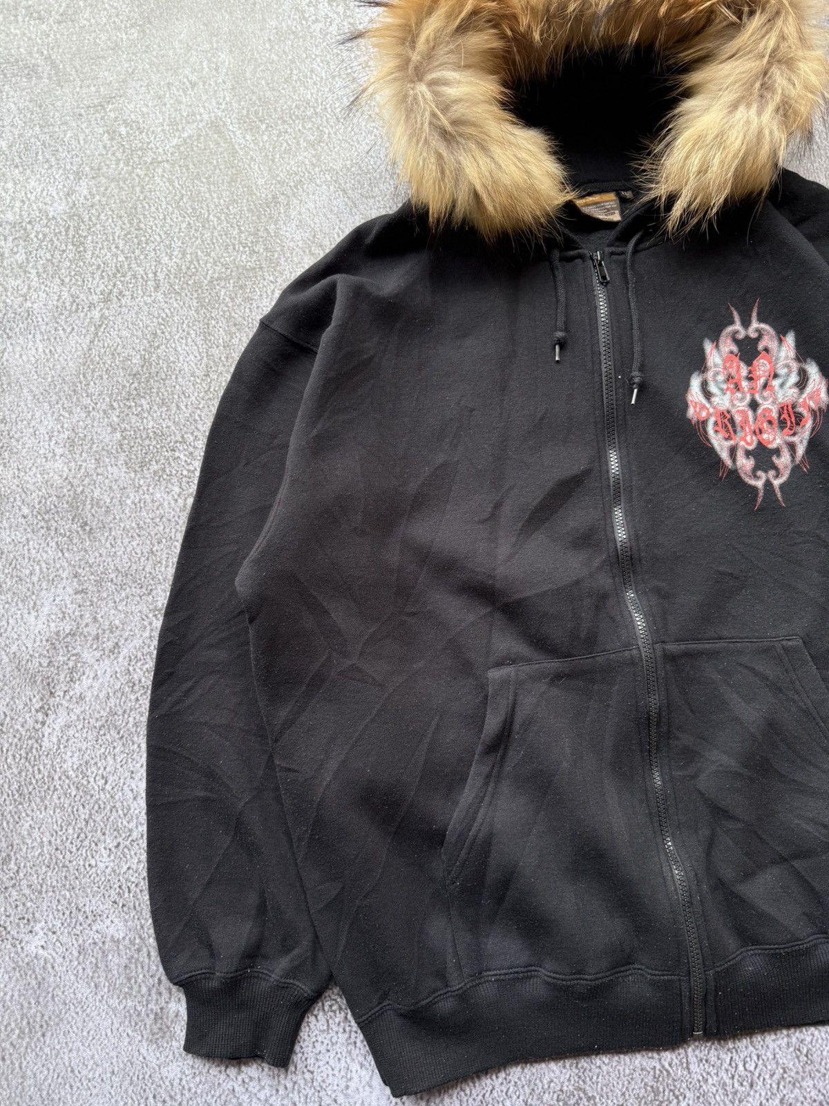 Japanese Brand Japanese fur hoodie ifsixwasnine style Size US L / EU 52-54 / 3 - 4 Thumbnail