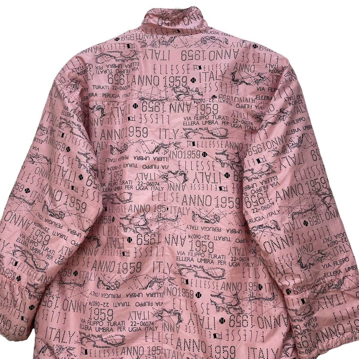 Ellesse × Vintage Vintage Ellesse Full Print Shearling Light Jacket Size M / US 6-8 / IT 42-44 - 4 Thumbnail