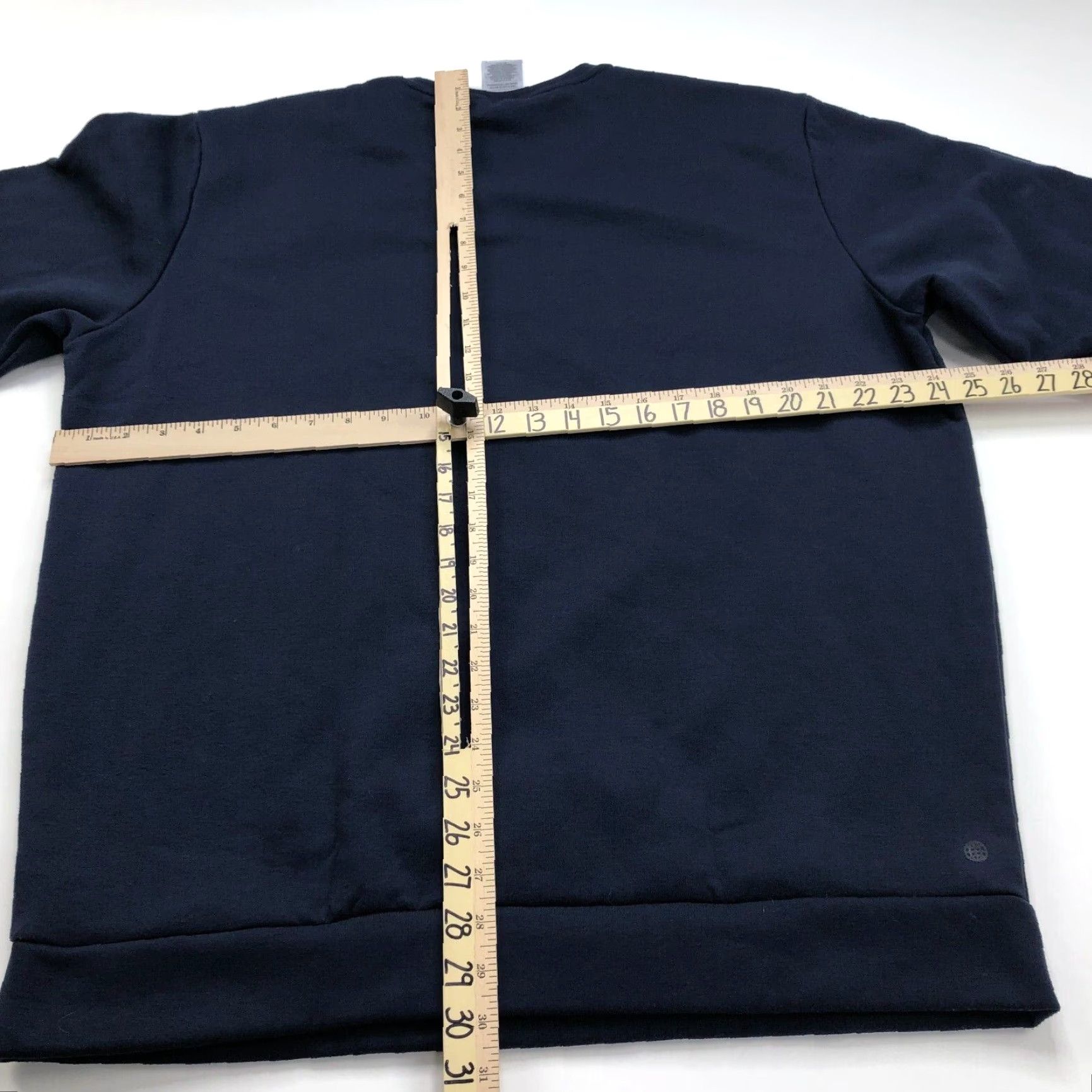 Adidas Adidas Pullover Sweatshirt XL Navy Blue 3 Stripe Mens Crew Neck Knit 1/4 Zip Sweater Size US XL / EU 56 / 4 - 5 Thumbnail
