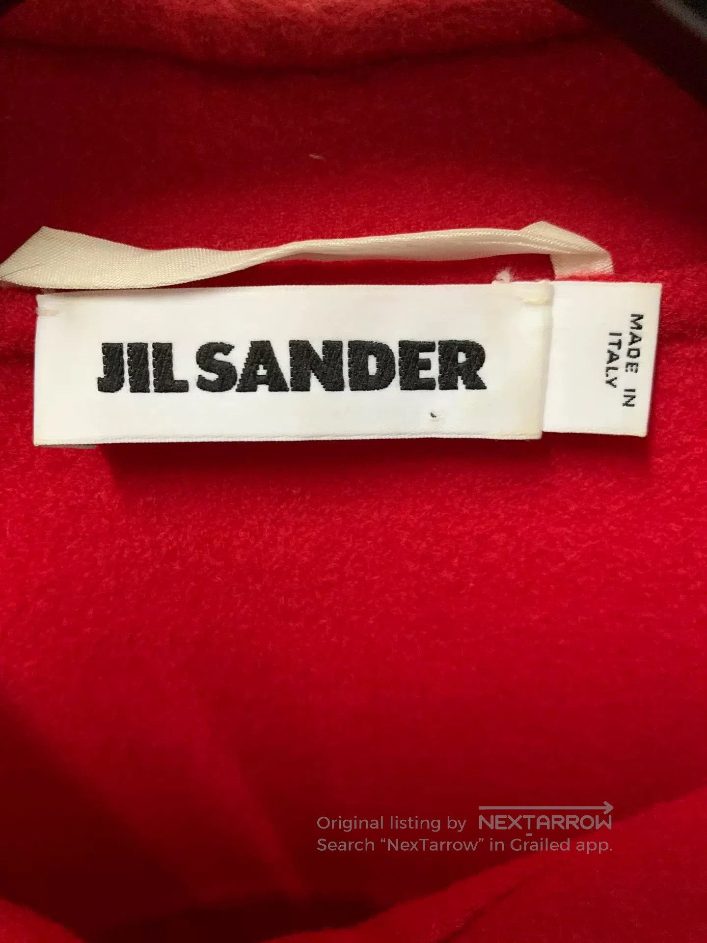 Jil Sander Jil Sander AW17 Red Cashmere Coat. Size S / US 4 / IT 40 - 3 Thumbnail
