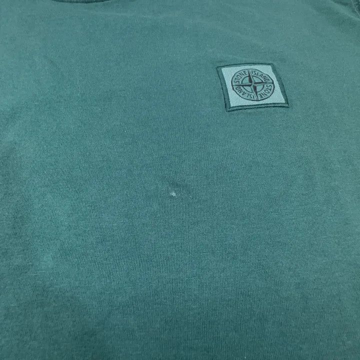 Stone Island Stone Island Green Logo Short Sleeve TShirt -2506 Size US M / EU 48-50 / 2 - 9 Thumbnail