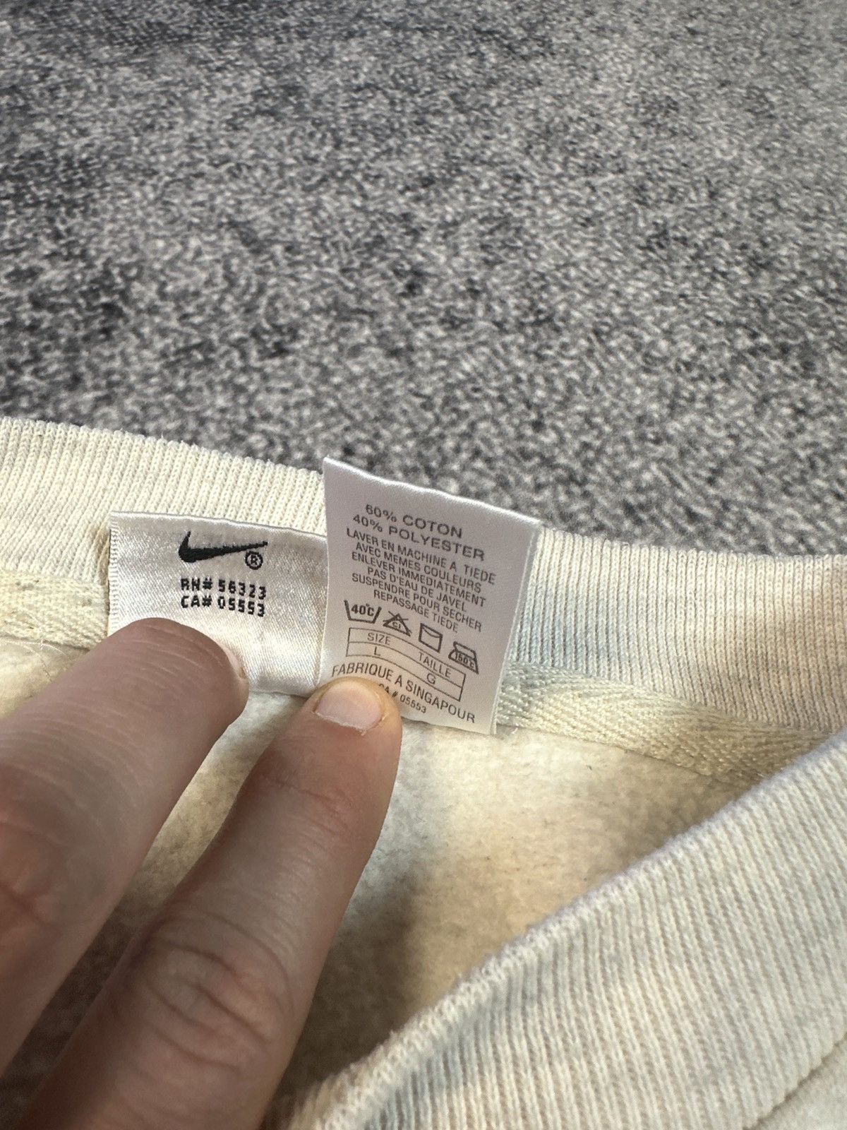 Nike × Vintage 90s Vintage Big Logo Nike t-shirt Streetwear style USA L Size US L / EU 52-54 / 3 - 4 Thumbnail