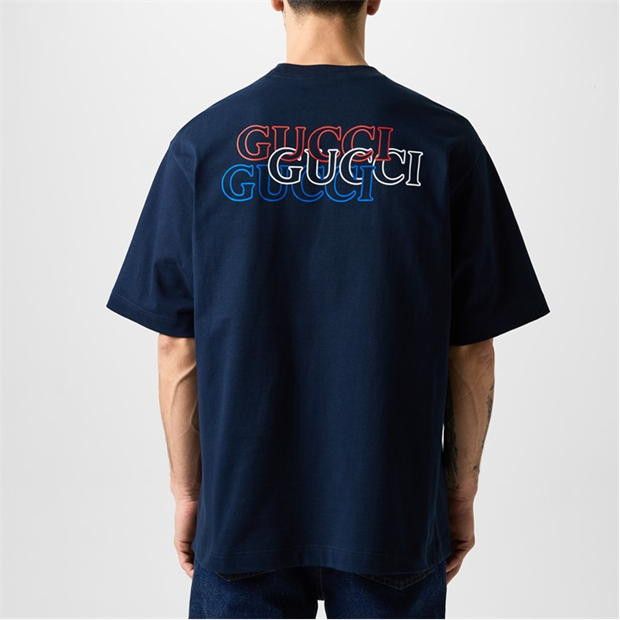 Gucci GUCCI Gucci Logo Print T-Shirt Size US L / EU 52-54 / 3 - 4 Thumbnail