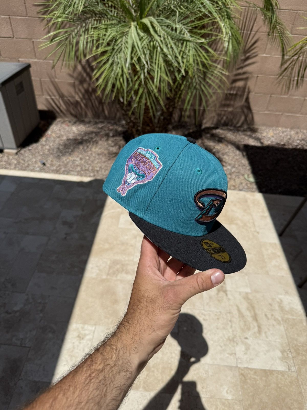 Hat Club Hat Club Teal DiamondBacks inaugural patch Size 38 - 1 Thumbnail
