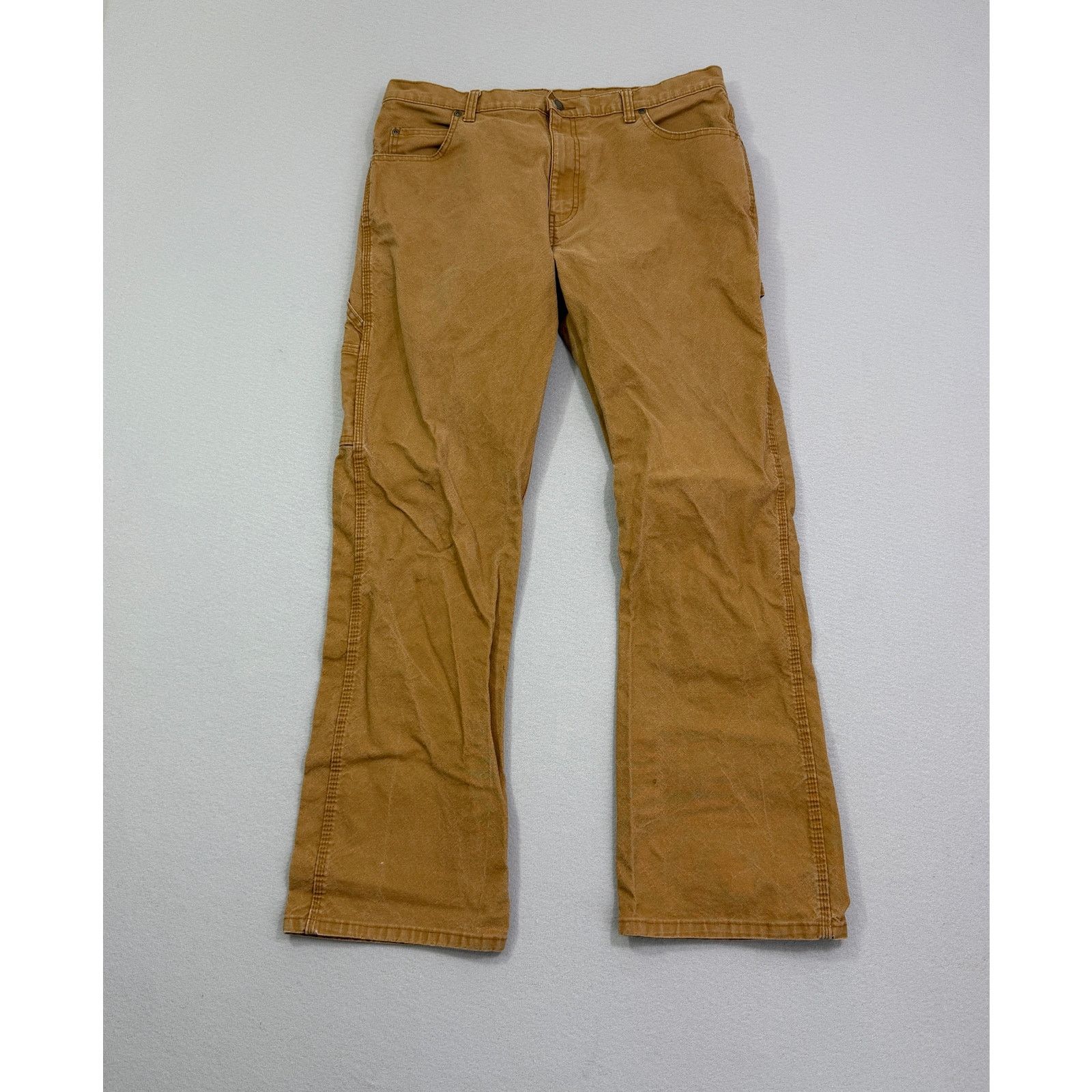 Dickies Vintage Dickies Carpenter Pants Mens 34x32 Tan Workwear Size US 34 / EU 50 - 1 Thumbnail