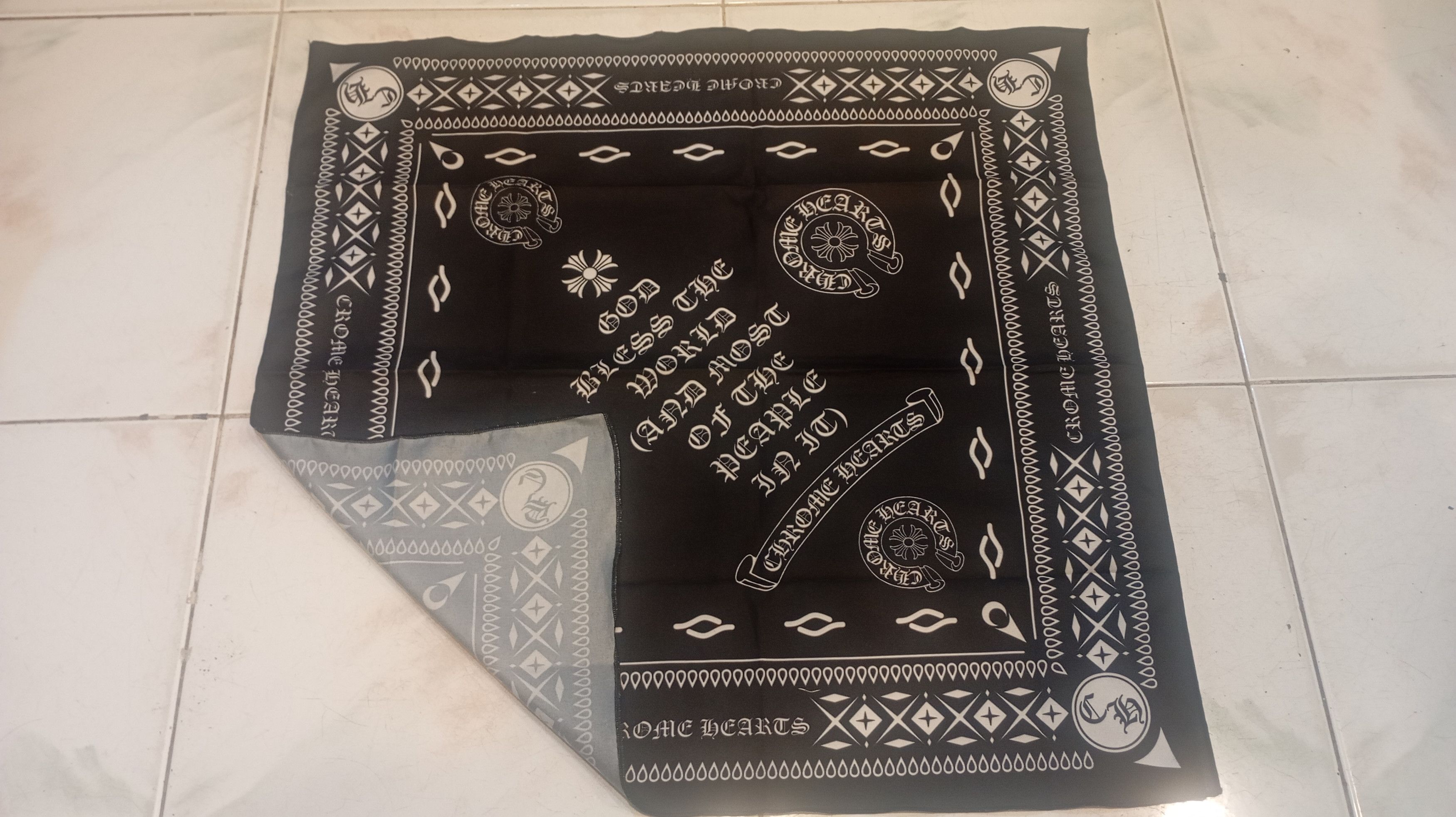 Other Skate Streetwear kaws Bandana stussy Chrome Handkerchief Size ONE SIZE - 2 Thumbnail