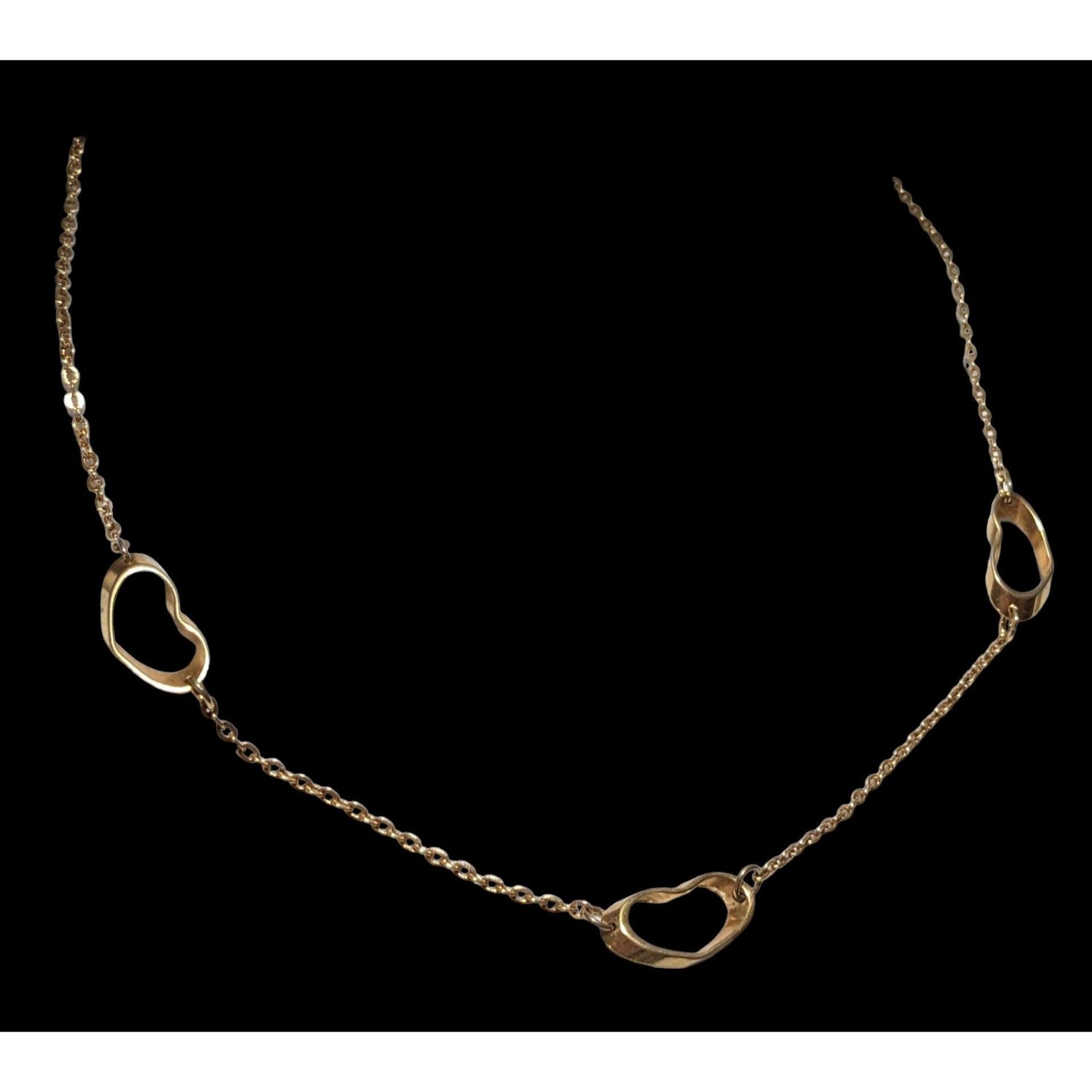 Other Vintage Sarah Coventry Open Heart Gold Necklace Size ONE SIZE - 3 Thumbnail