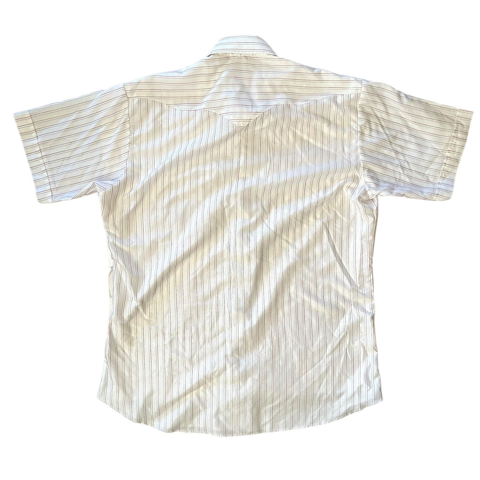Panhandle Slim × Vintage Vintage Panhandle Slim Pinstripe Jacquard Western Shirt Size US XL / EU 56 / 4 - 2 Thumbnail