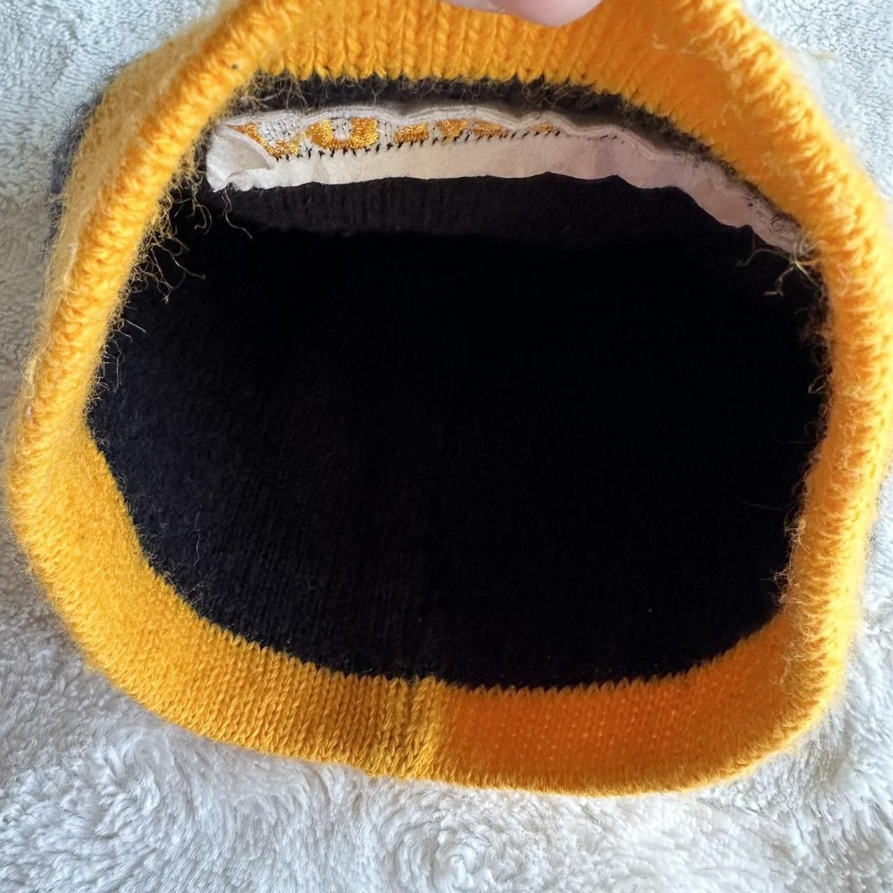 Other Vintage Towson University Hat Beanie Adult Black Gold Tigers Size ONE SIZE - 4 Thumbnail