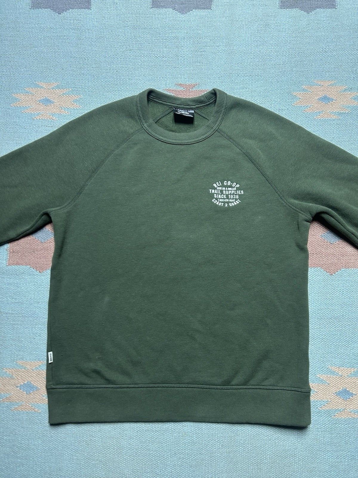 Rei REI Co-Op sweatshirt embroidered hiking outdoor forest Small Size US S / EU 44-46 / 1 - 2 Thumbnail