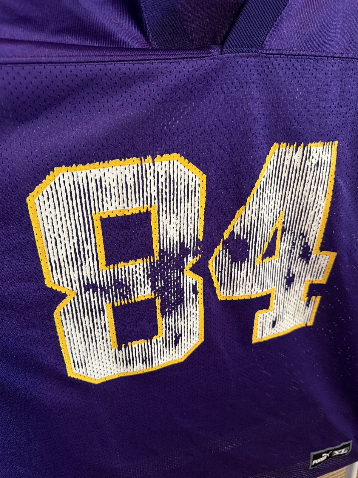 Puma Vintage Randy Moss Vikings Jersey Size US XL / EU 56 / 4 - 4 Thumbnail