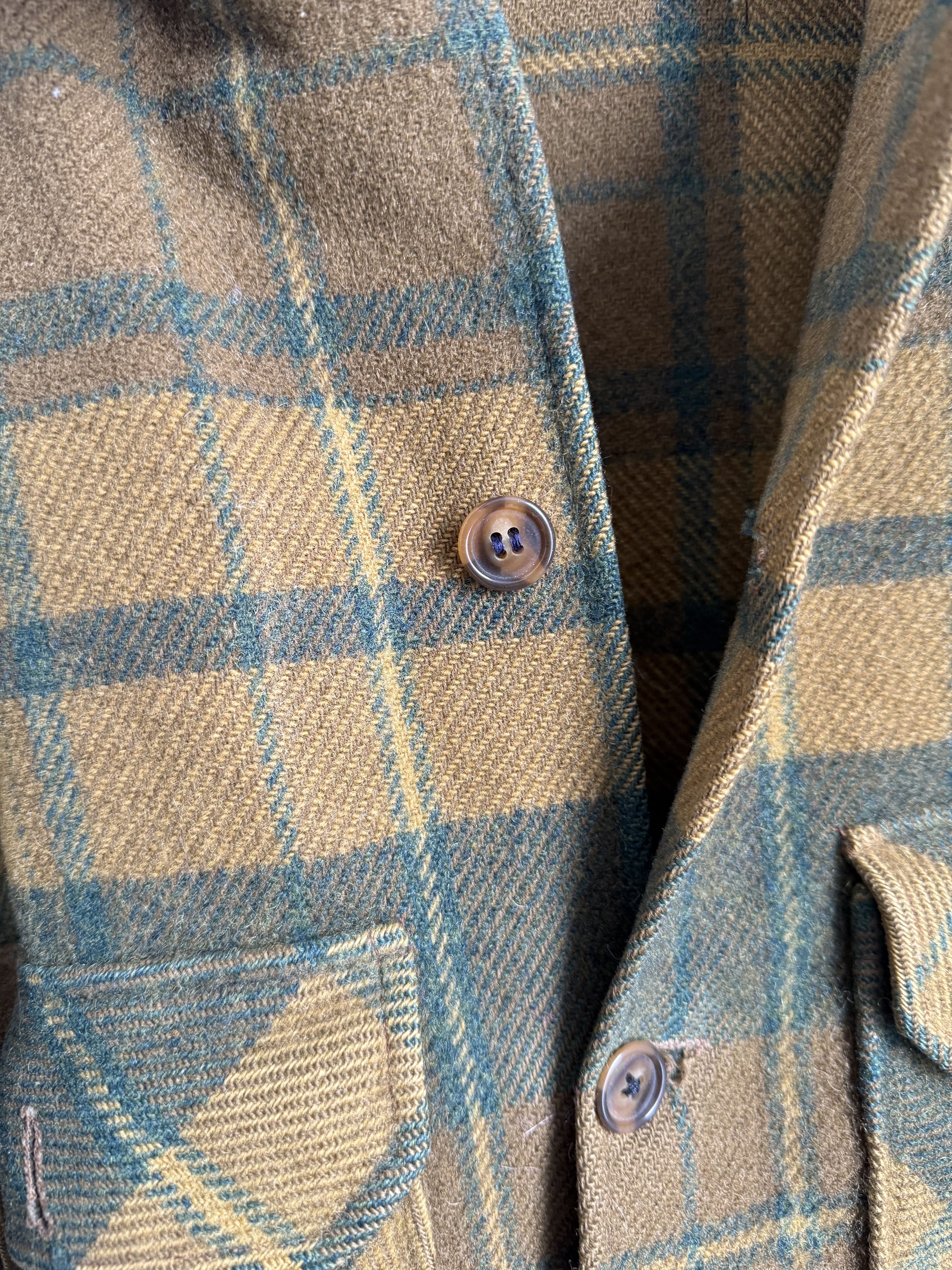 Woolrich Woolen Mills Vintage 1950s WOOLRICH Wool hunting Plaid over Shirt Jacket Size US M / EU 48-50 / 2 - 7 Thumbnail