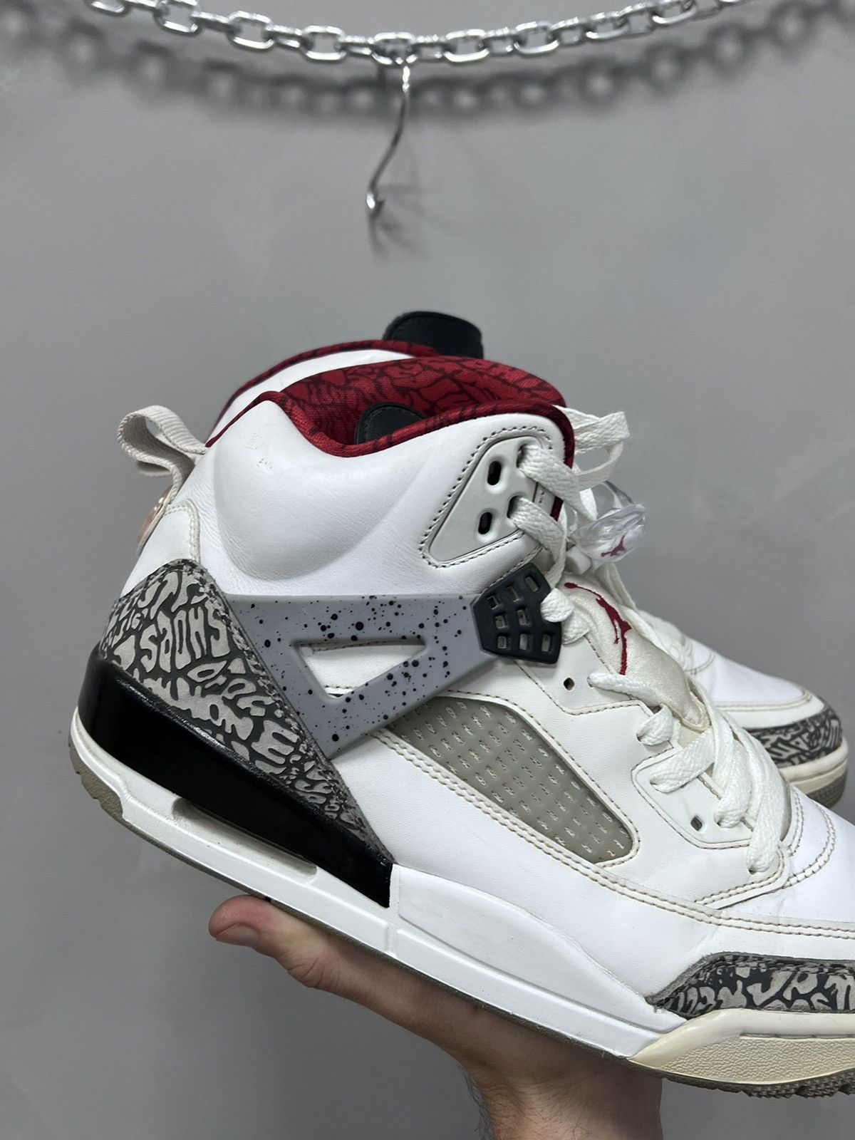 Jordan Brand × Nike SALE💣💣 Air Jordan Spizike White Cement 2017 white Size US 11 / EU 44 - 11 Thumbnail