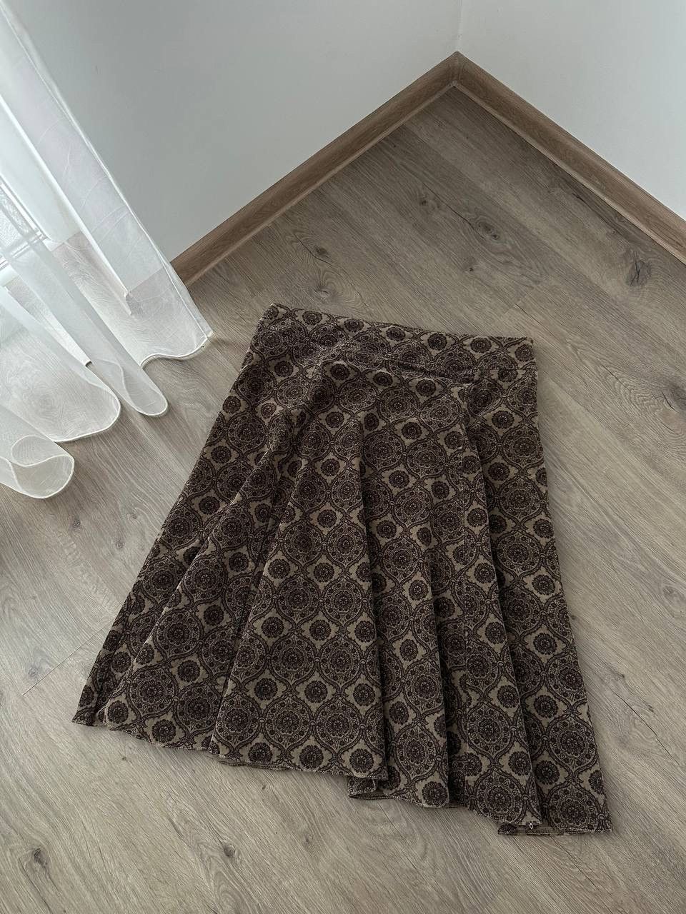Japanese Brand × Vintage Vintage Laura Ashley 90’s High Floral Brown Skirt Size 30" / US 8 / IT 44 - 5 Thumbnail