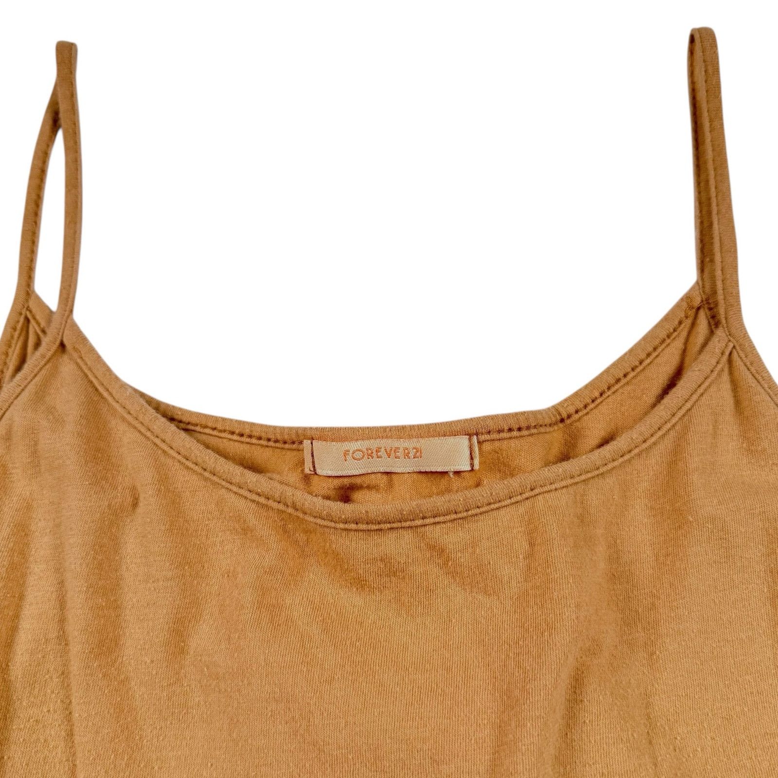 Forever 21 Vintage y2k Forever 21 Women's Tan Essential Tank Top Size M / US 6-8 / IT 42-44 - 3 Thumbnail