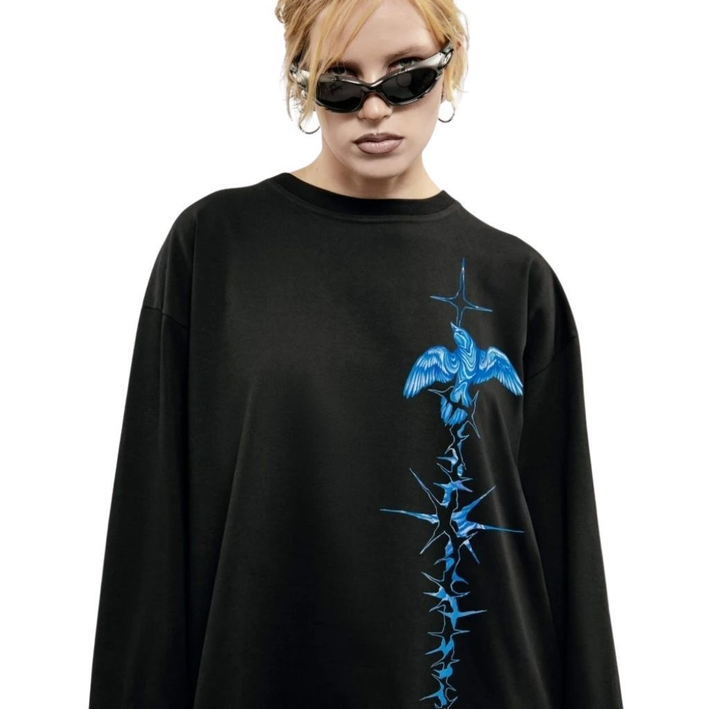 Other Bright Side Oversized Graphic Tee Size US M / EU 48-50 / 2 - 2 Thumbnail