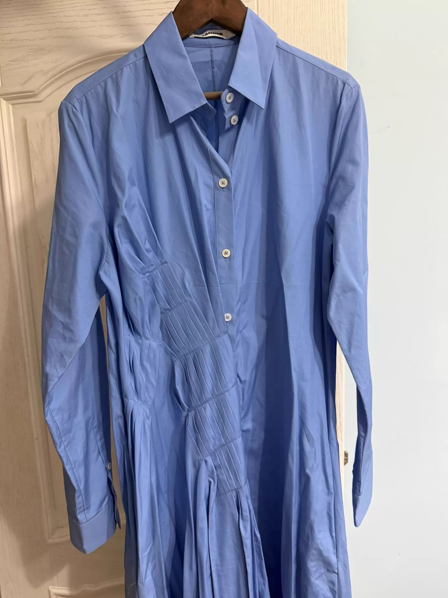 Jil Sander Jil Sander shirtdress long tall 95 New Size XS / US 0-2 / IT 36-38 - 2 Thumbnail