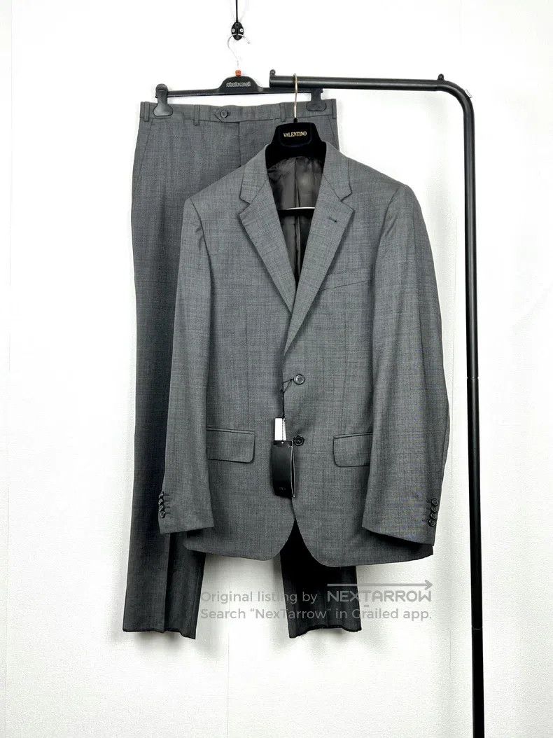 Valentino Valentino Men's workplace business dark gray Size 52L - 2 Thumbnail