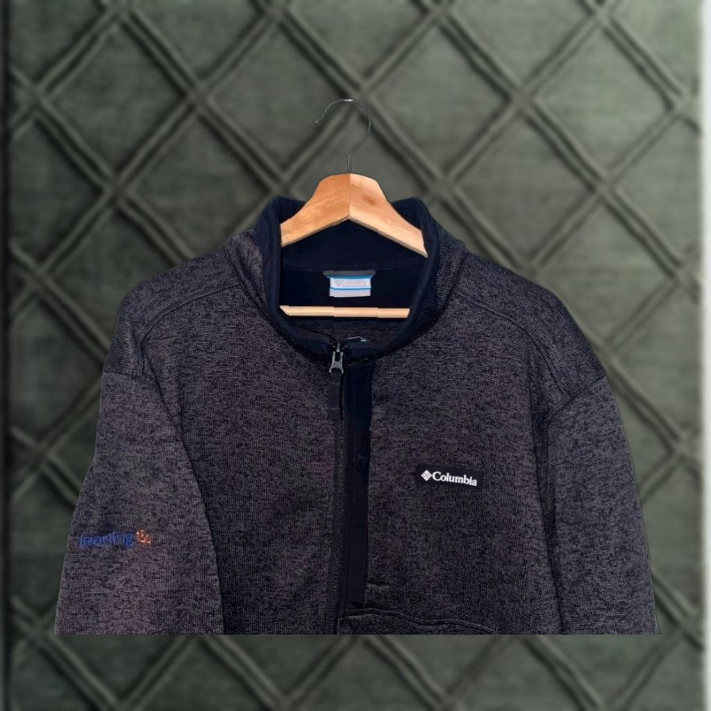 Vintage Columbia Sweater Weather Full Zip Jacket – 2XL – Salesforce Leading T&P – NWOT – Charcoal Heather – Men Size US XXL / EU 58 / 5 - 1 Thumbnail