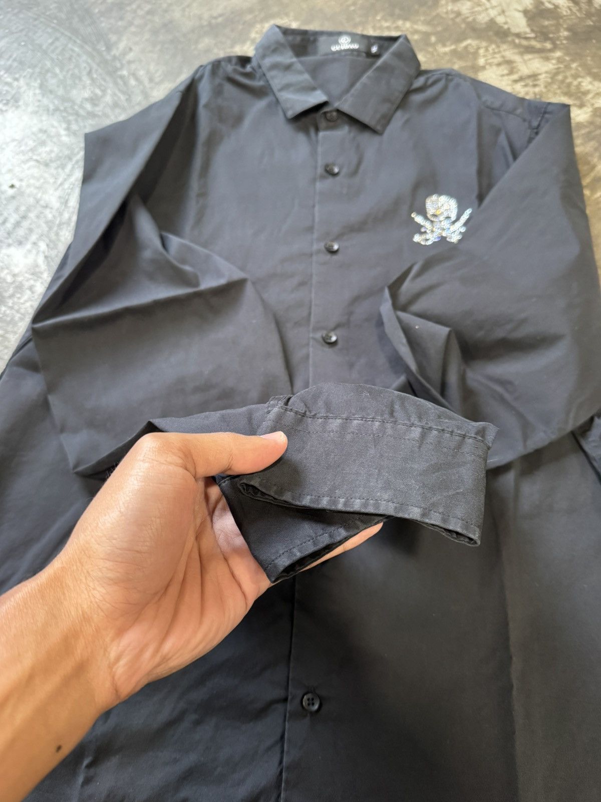 Japanese Brand PIRATE SKULL & CROSSBONES LIKE JAPANESE STYLE LONGSHIRT Size US L / EU 52-54 / 3 - 6 Thumbnail