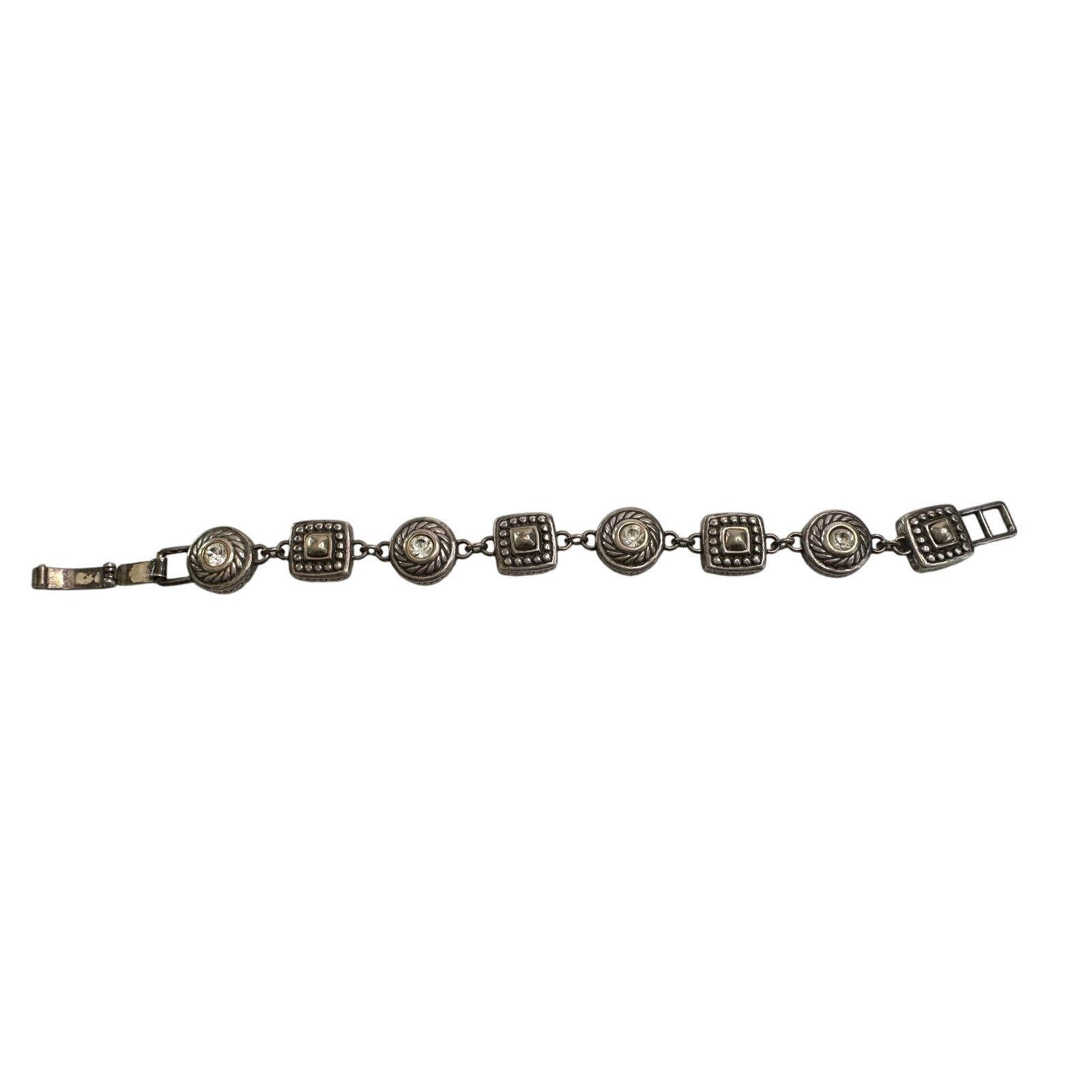 Brighton Brighton Heiress Crystal Link Bracelet, Hearts on Back Side Size ONE SIZE - 14 Thumbnail