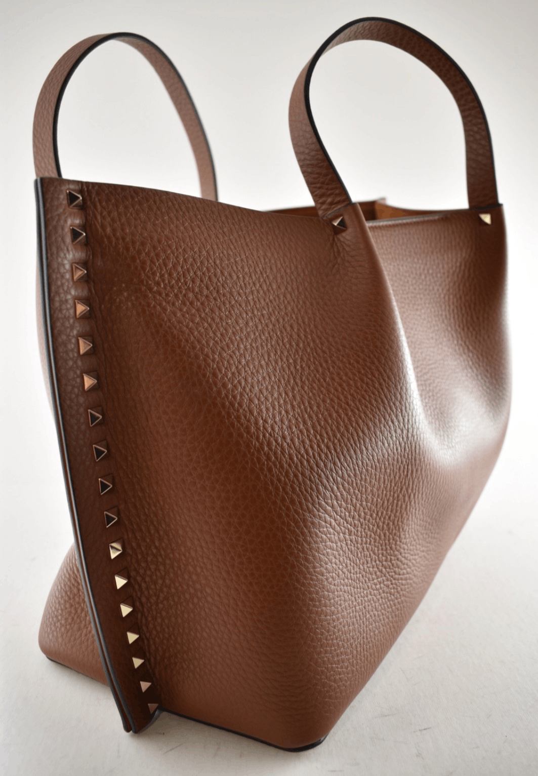 Valentino Valentino Garavani Rockstud Medium HG5 Leather Shoulder Bag Size ONE SIZE - 6 Thumbnail