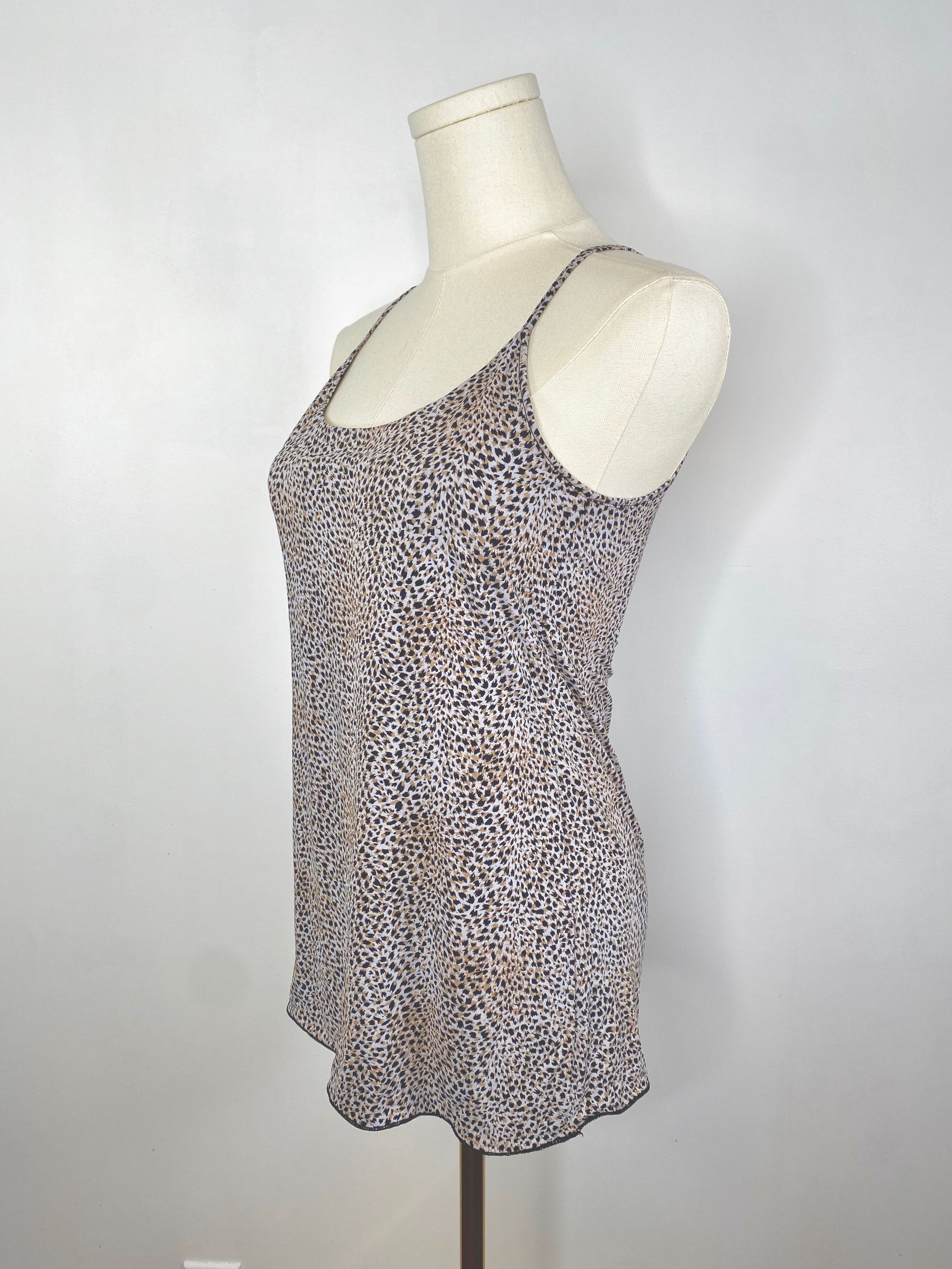 Vintage Grey Leopard Print Camisole Size ONE SIZE - 1 Thumbnail