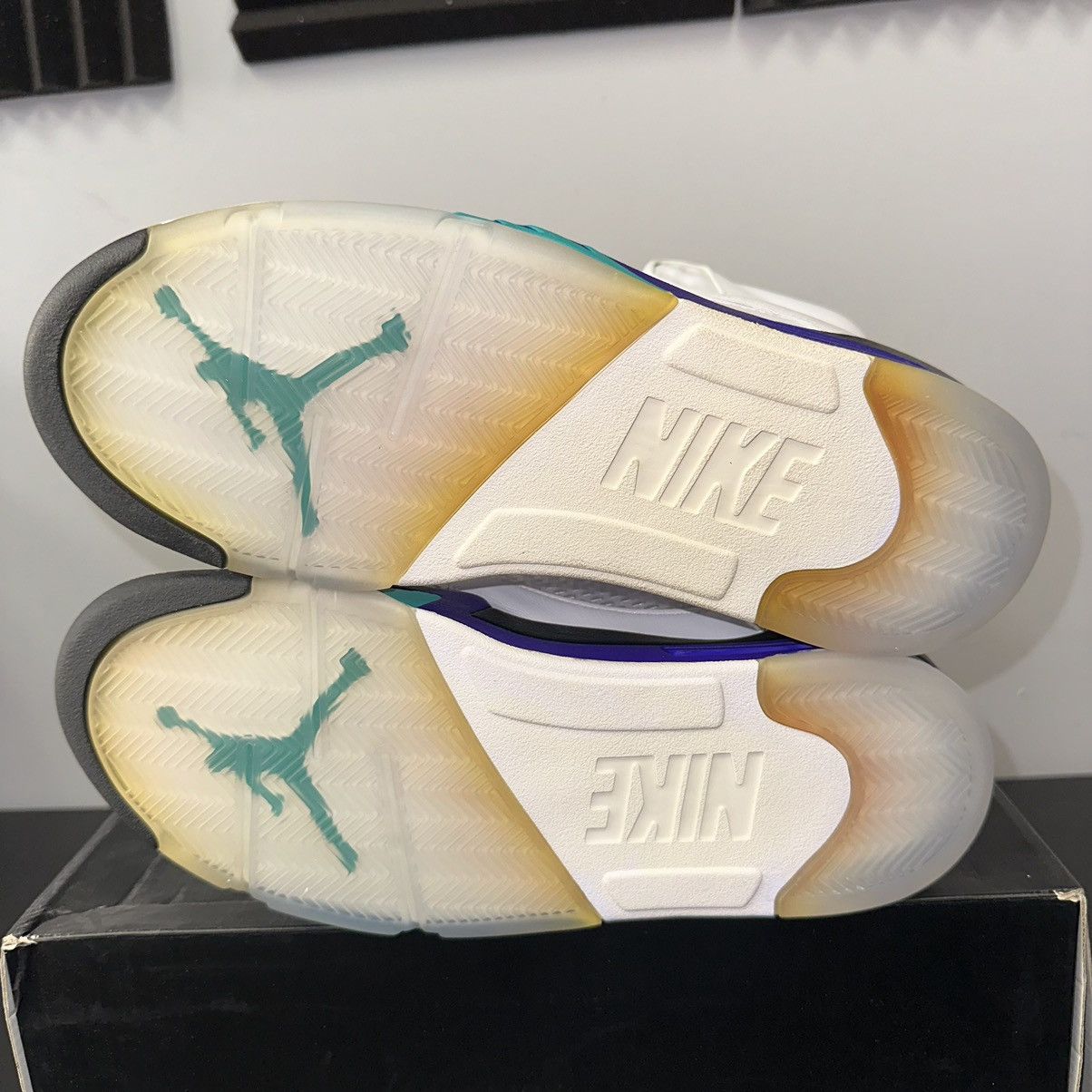 Jordan Brand Size 11.5 - Air Jordan 5 Grape Retro NRG Fresh Prince New Size US 11.5 / EU 44-45 - 5 Thumbnail