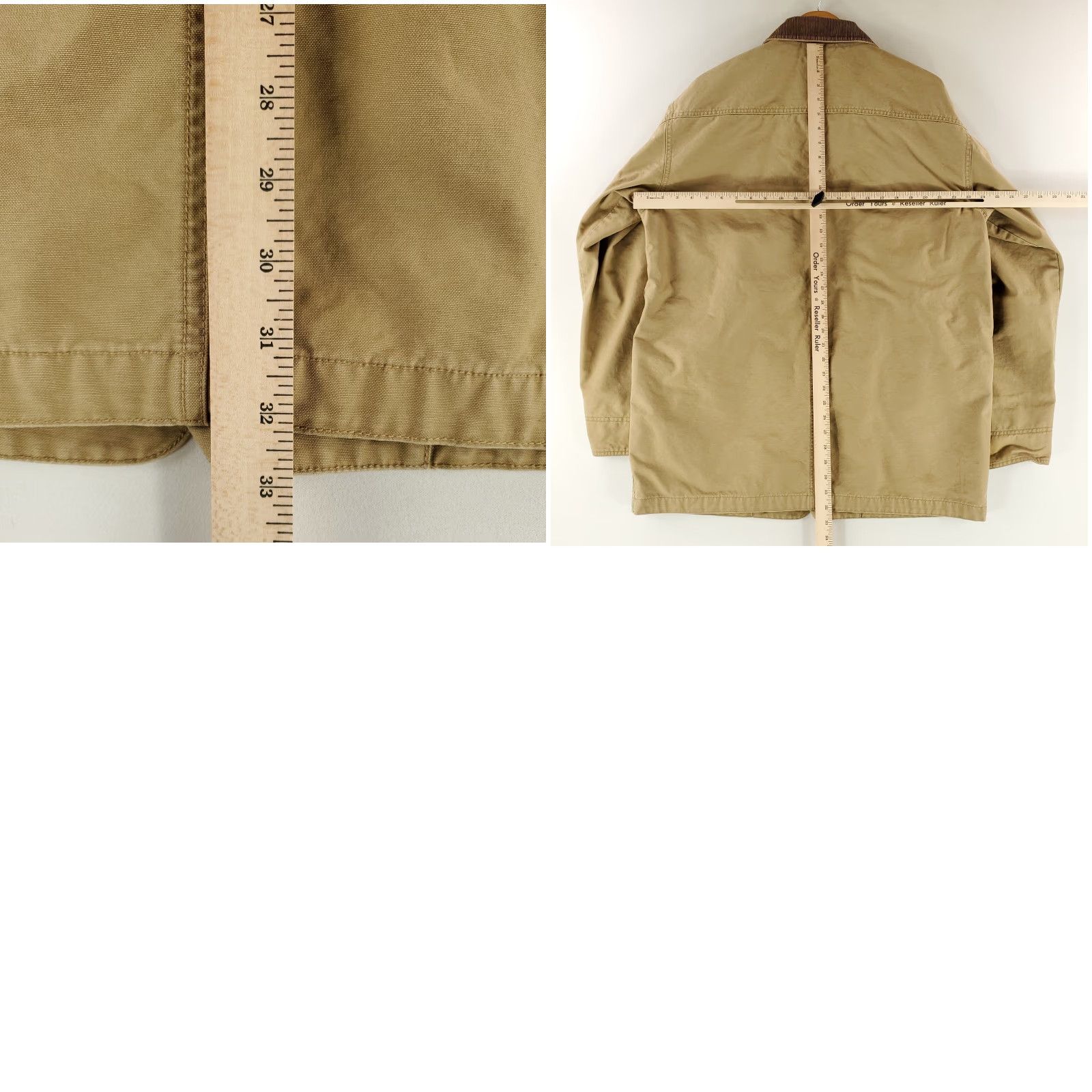 Vintage VINTAGE LL Bean Chore Jacket Corduroy Collar Tan Mens L Size US L / EU 52-54 / 3 - 8 Thumbnail