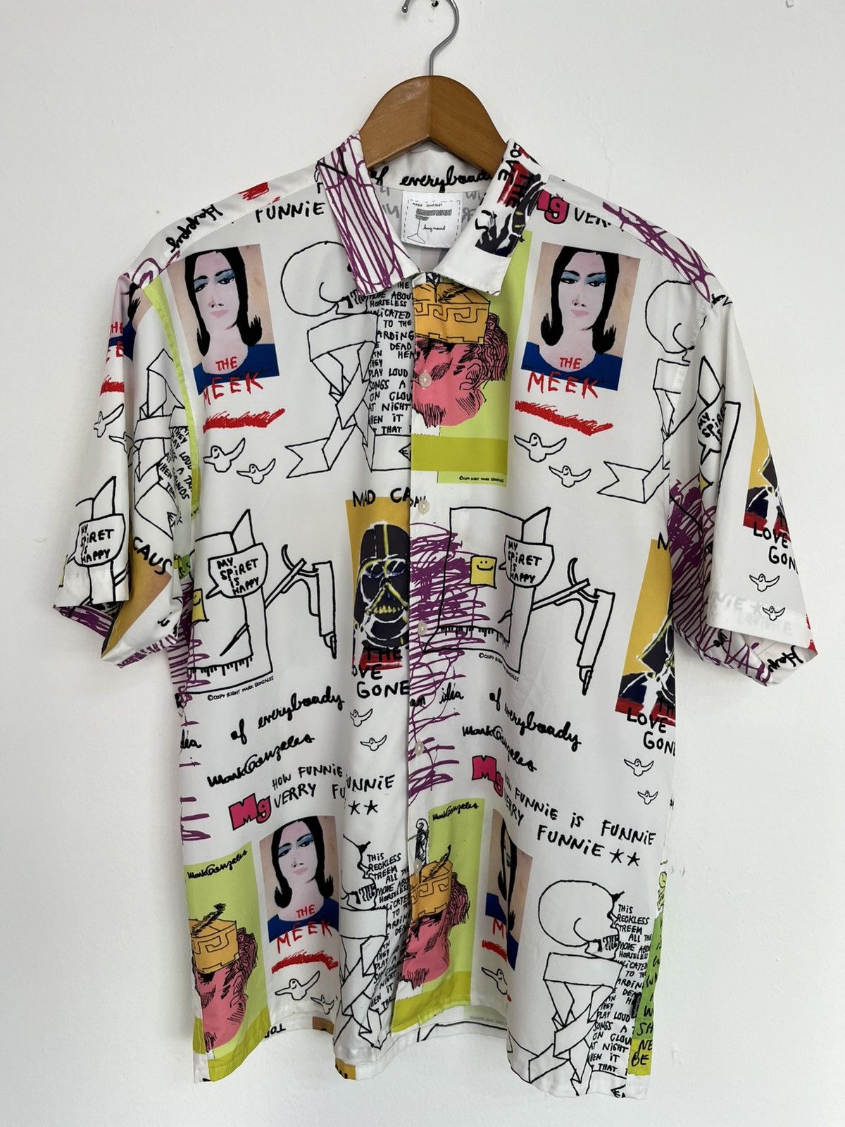 Zero Skateboards Mark Gonzales Skateboarding All-over Print Shirt Size US L / EU 52-54 / 3 - 1 Thumbnail