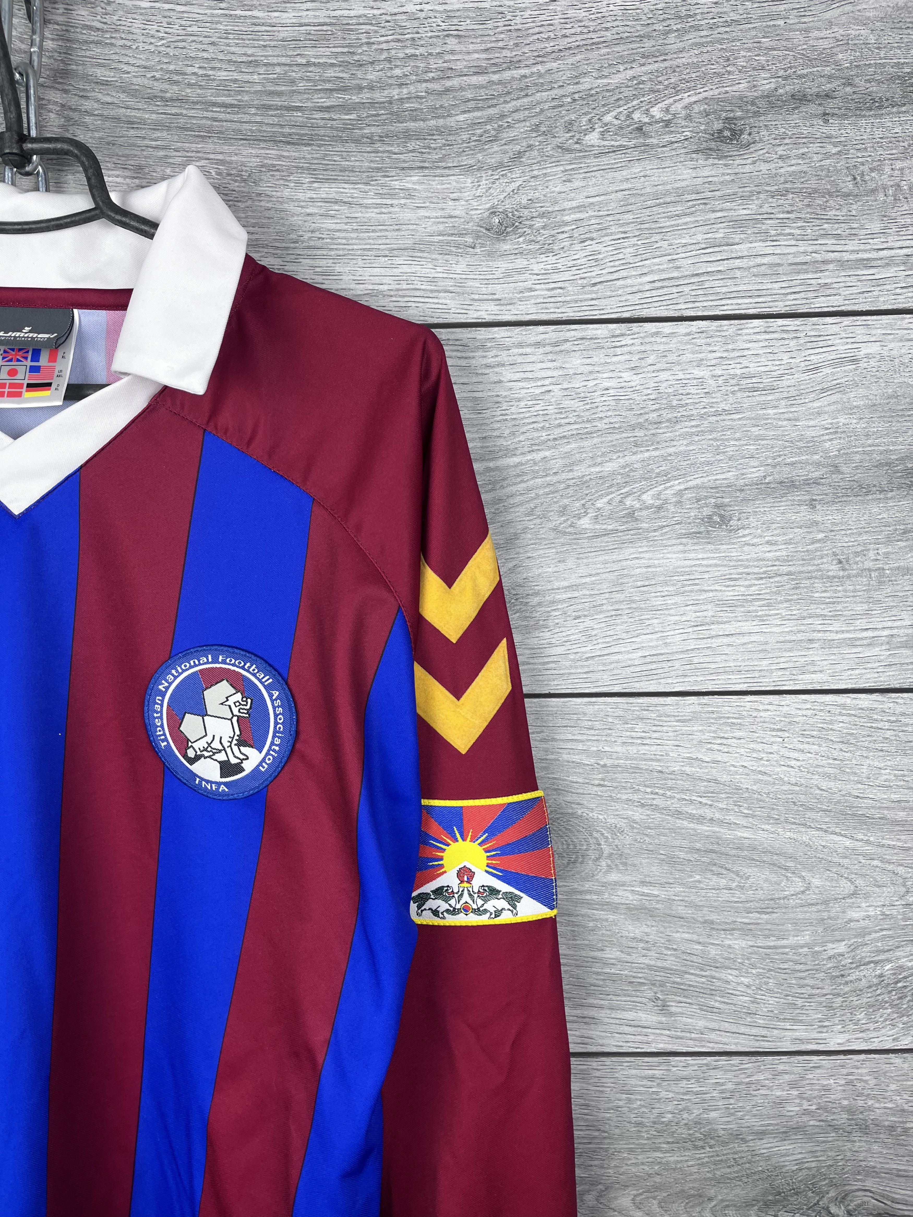 Hummel Vintage Tibet Tibetan 01/02 National Team Jersey Rare Hummel Size US XL / EU 56 / 4 - 4 Thumbnail