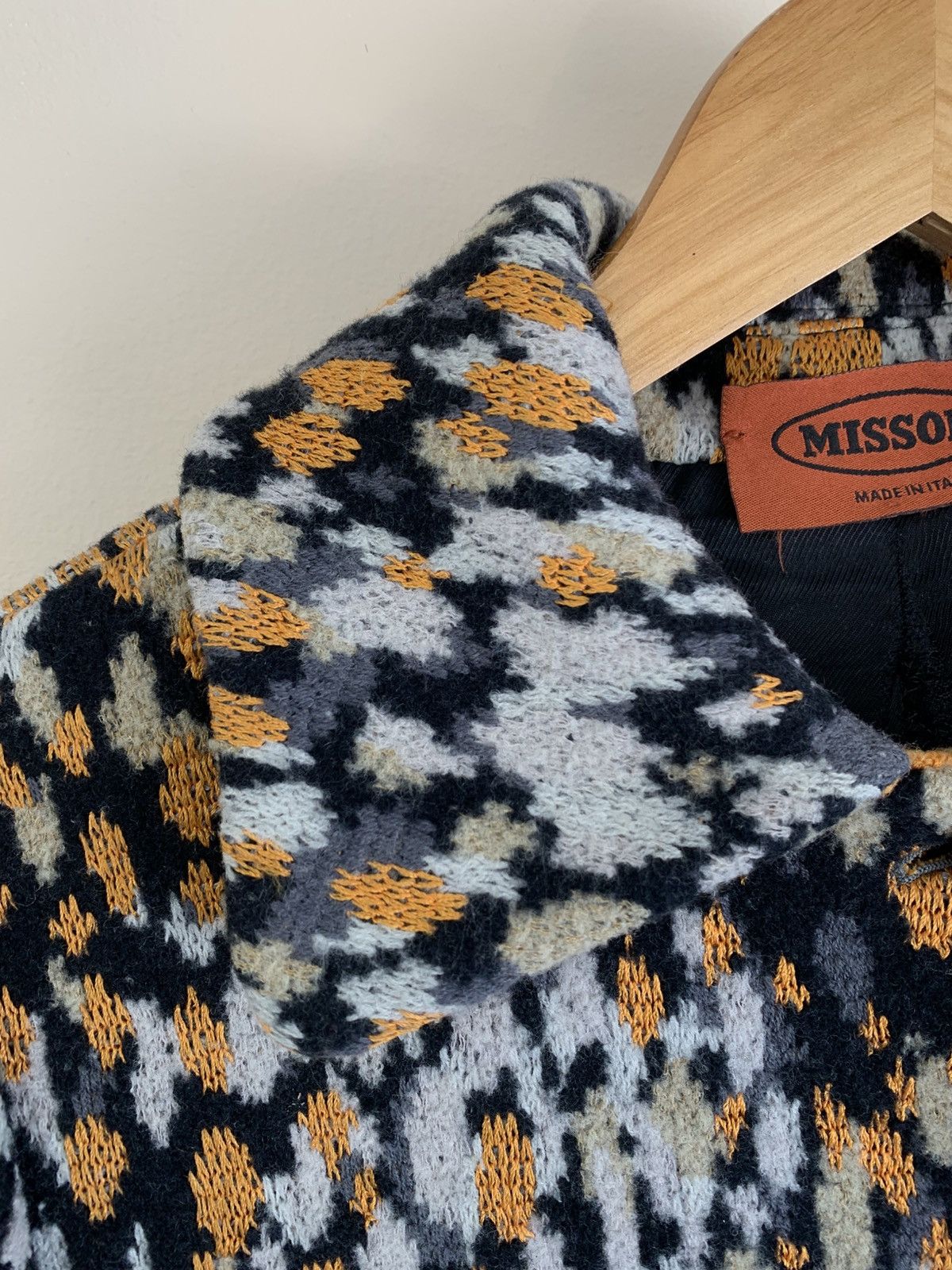 Missoni Missoni Wool Animal Print Faux Fur Coat Size M / US 6-8 / IT 42-44 - 6 Thumbnail