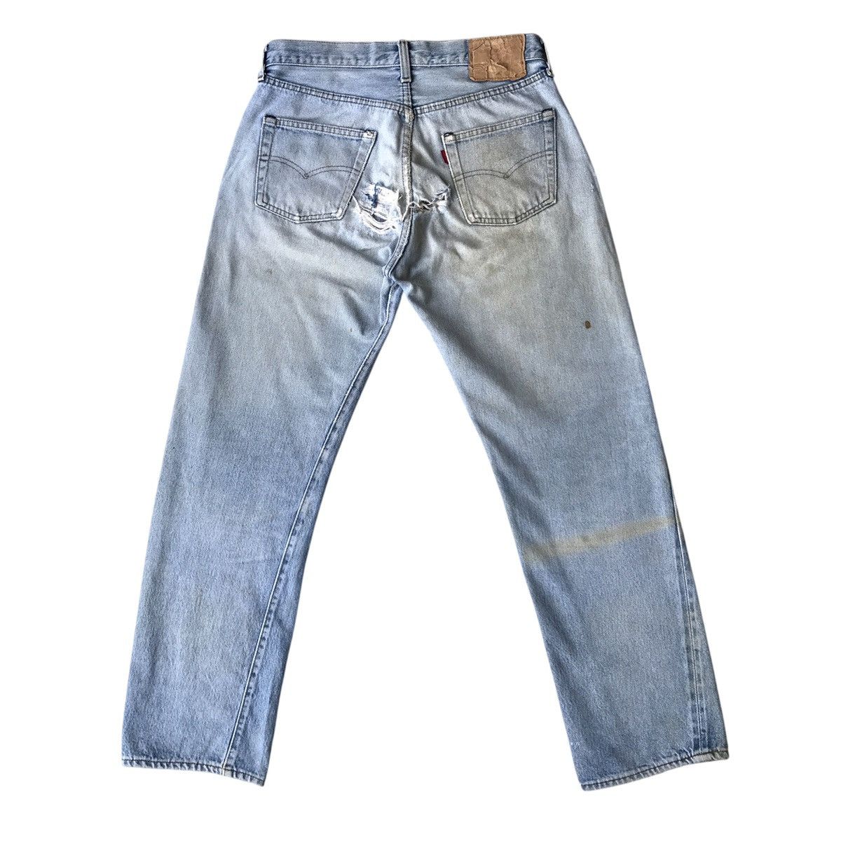 Levi's Levi’s Strauss 501 Vintage 80s USA Distressed Selvedge Denim Size US 32 / EU 48 - 2 Thumbnail