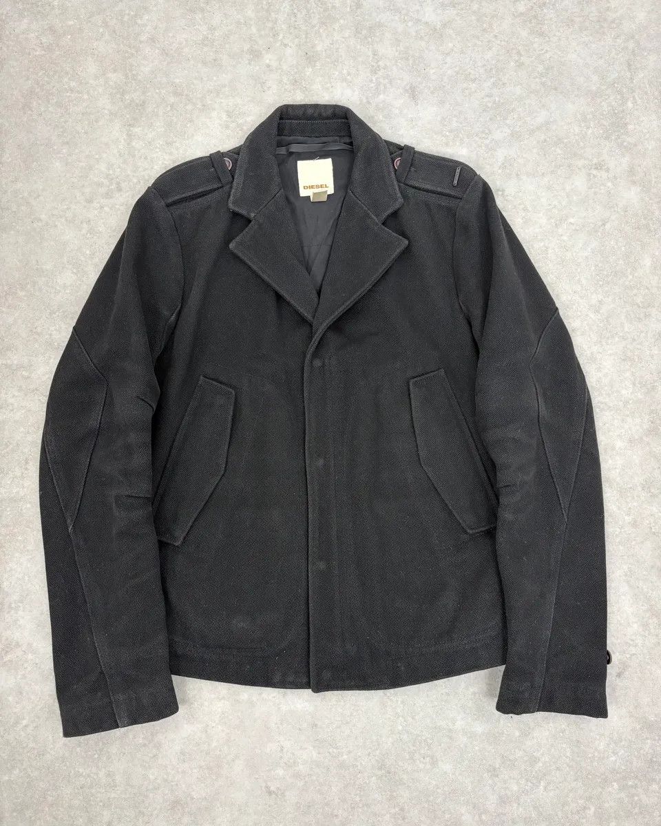 Diesel 2000s Diesel Black Classy Caban Jacket Size US M / EU 48-50 / 2 - 1 Thumbnail