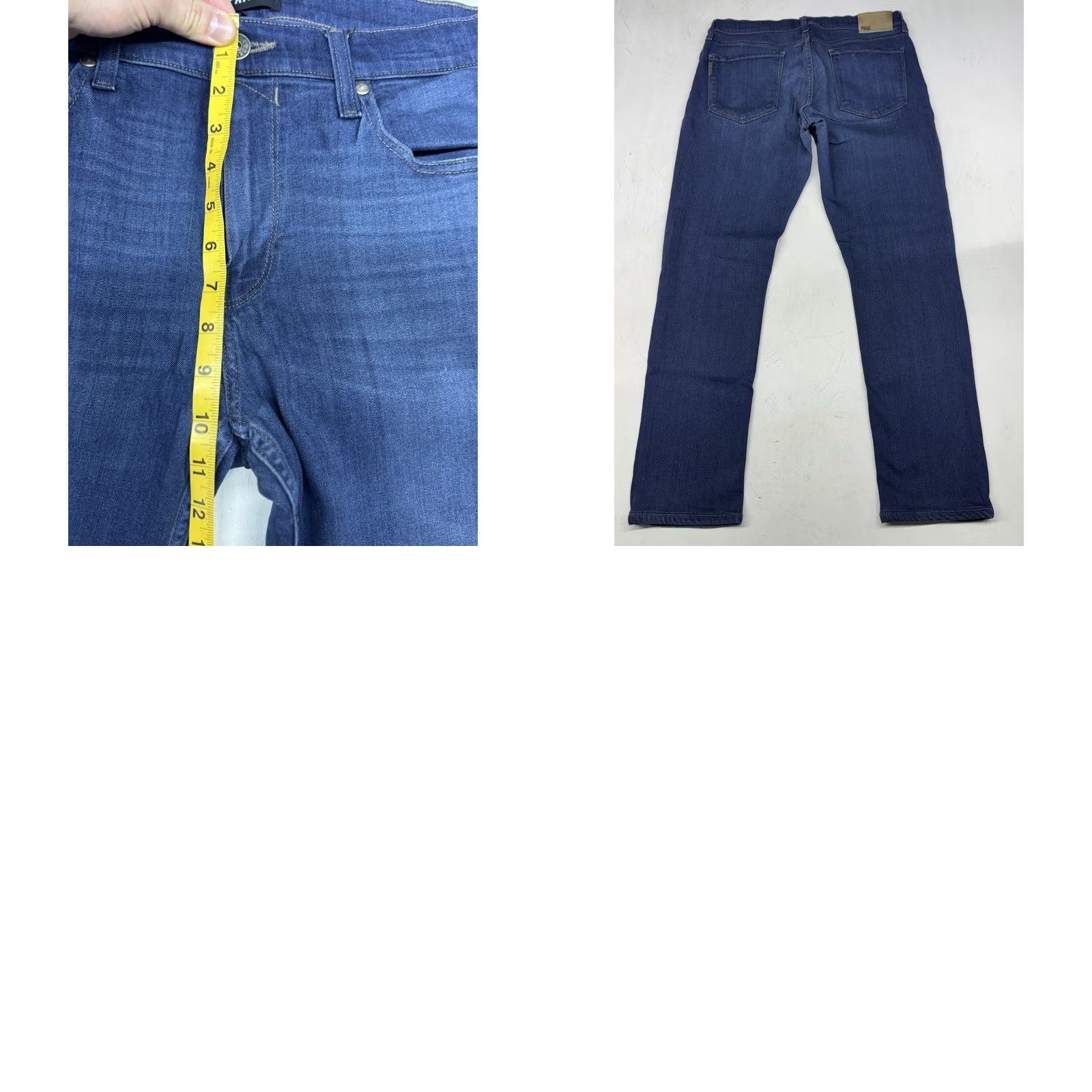 Paige PAIGE Lennox Slim Fit Stretch Performance Casual Jeans Mens 33x29 Blue Size US 33 - 8 Thumbnail