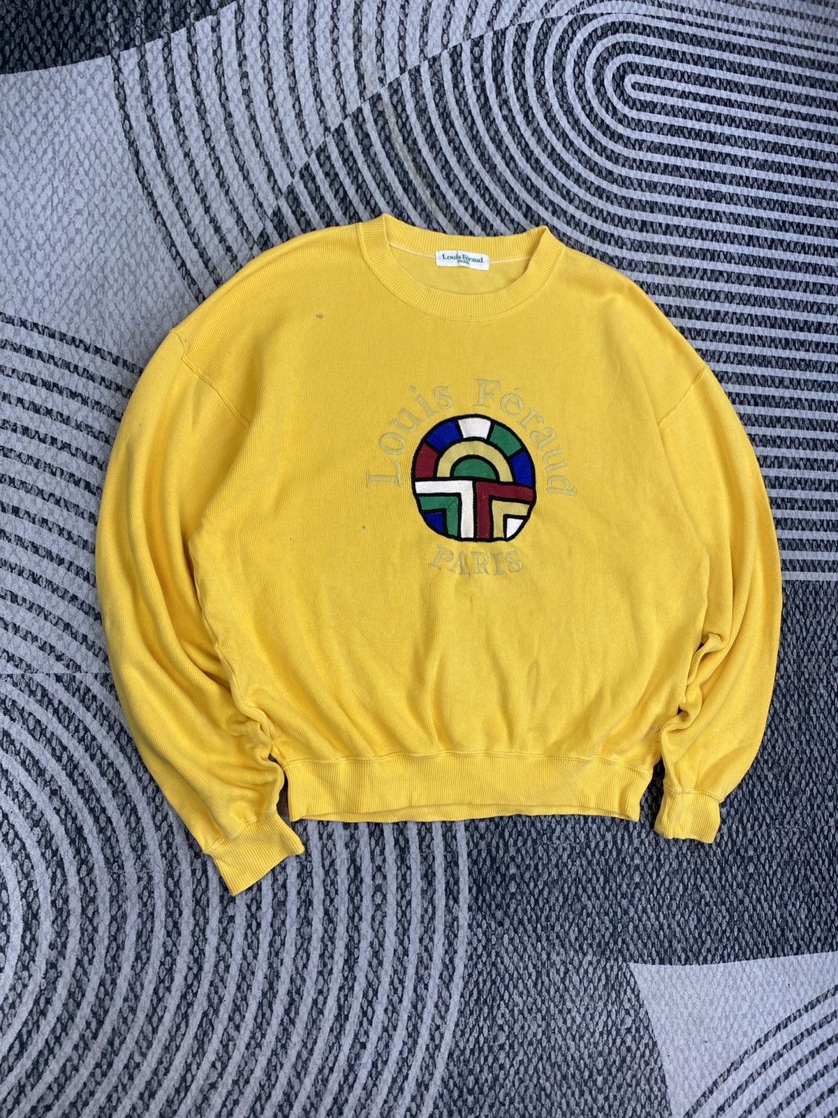 Louis Feraud Vintage Louis Fareaud Paris Embroidery Crewneck Sweatshirt Size US M / EU 48-50 / 2 - 3 Thumbnail