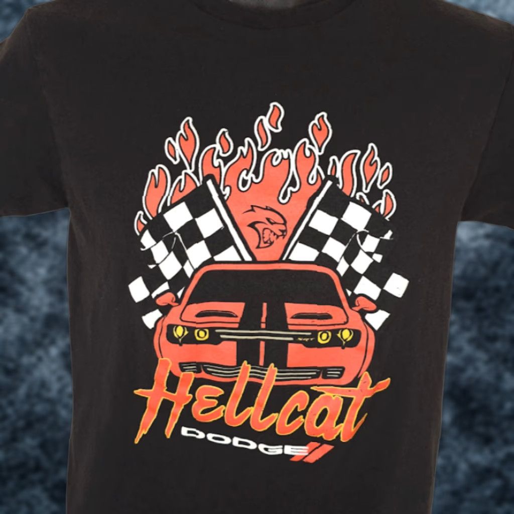 Vintage Dodge Hellcat T Shirt Mens Size Small Black Racing Muscle Car Shirt Size US S / EU 44-46 / 1 - 1 Thumbnail