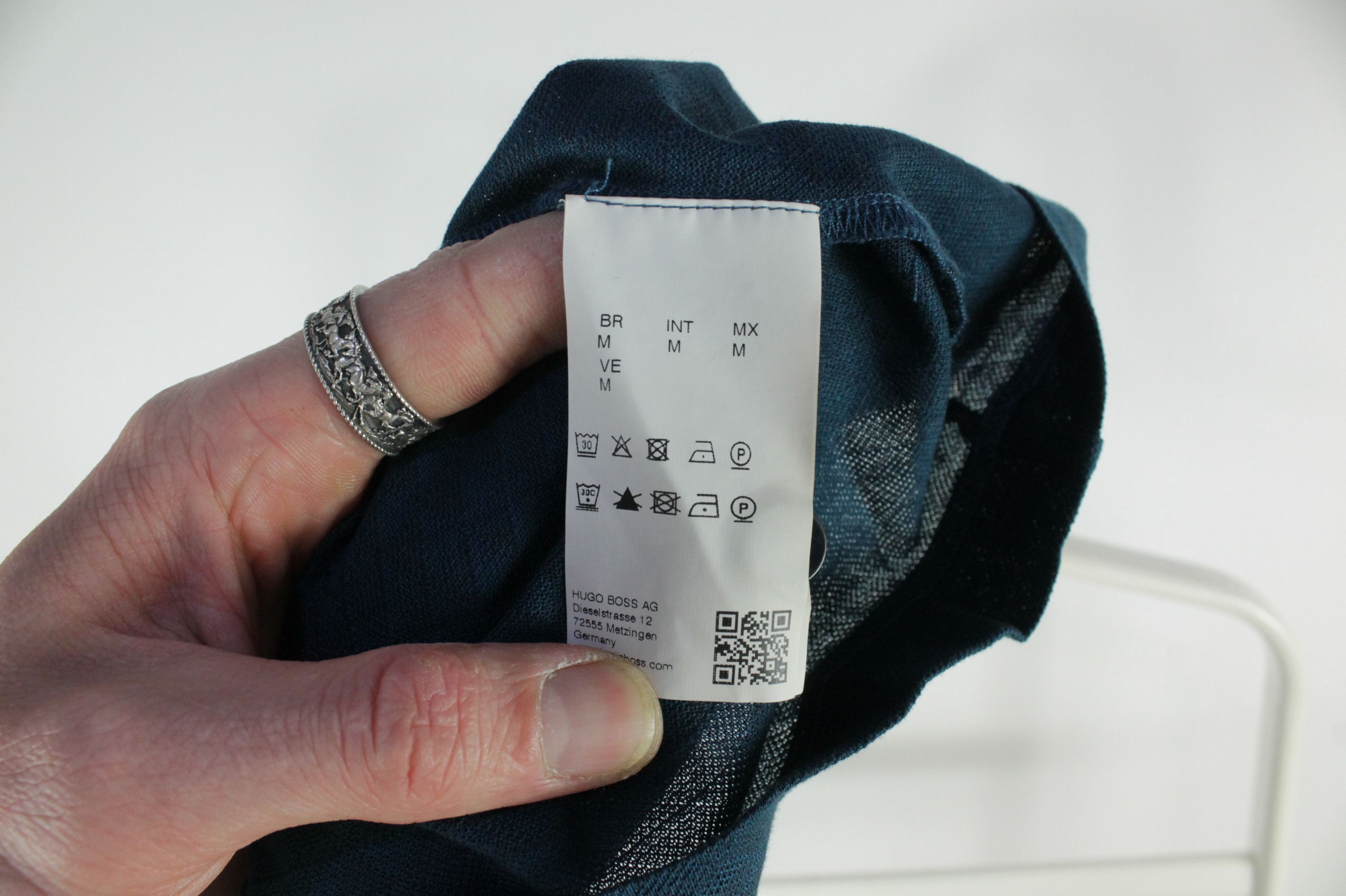 Designer × Hugo Boss Hugo Boss Italian Fabric L/S Regular Fit Polo Shirt Men's Size US M / EU 48-50 / 2 - 8 Thumbnail