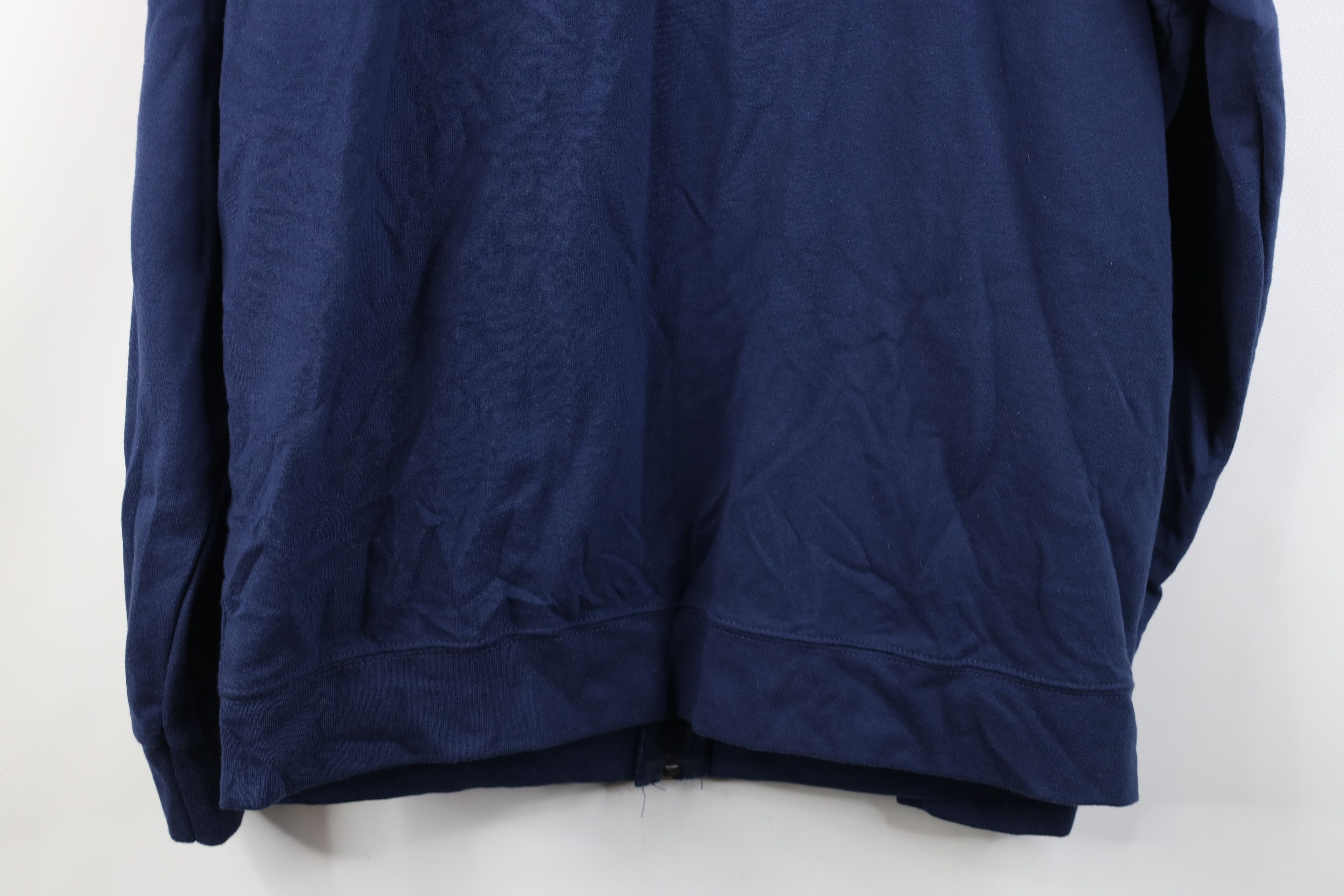 Vintage Vintage Y2K Spell FedEx Shipping Full Zip Hoodie Navy Blue Size US L / EU 52-54 / 3 - 16 Thumbnail
