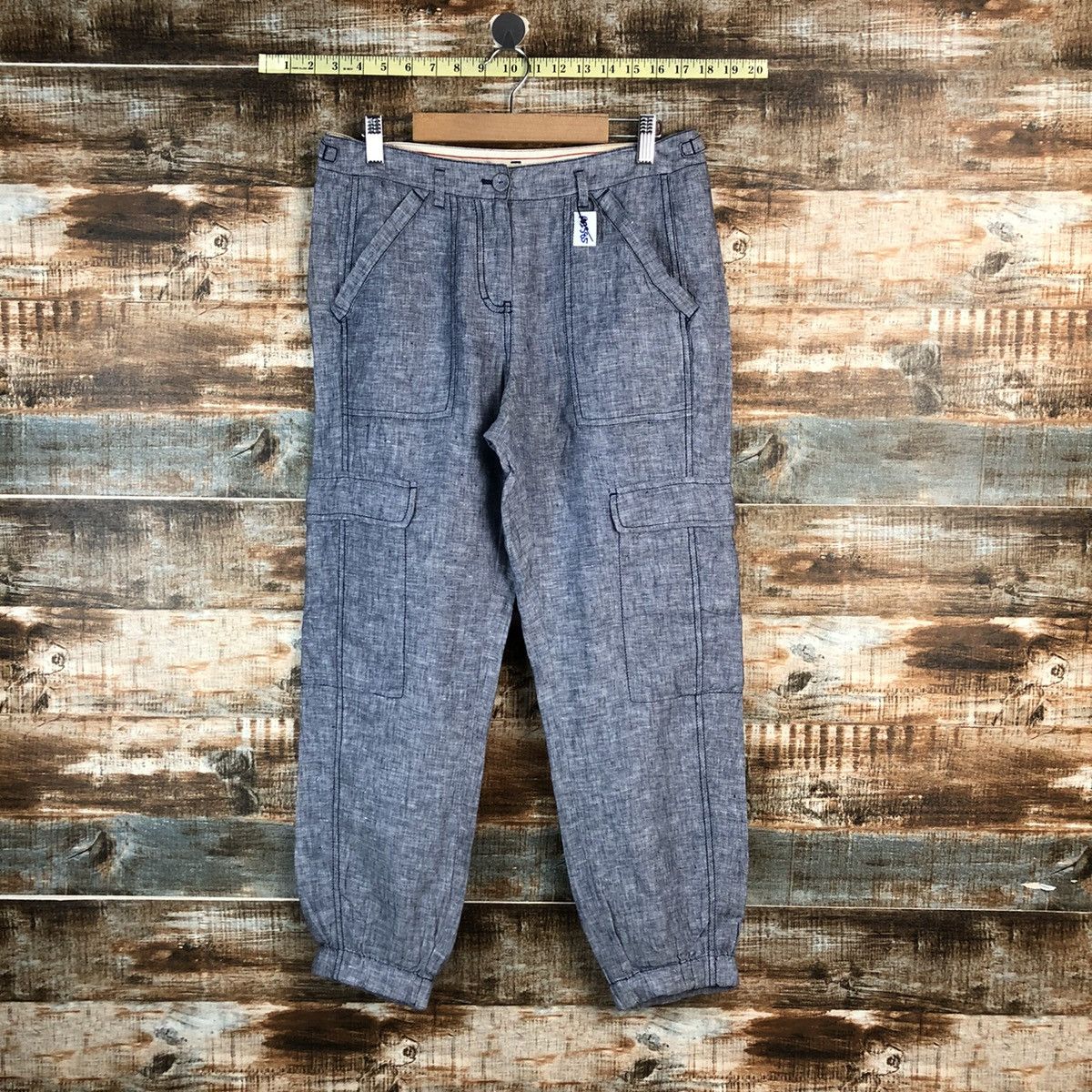 Japanese Brand Pure DKNY Blue Casual Pants #A2385 Size 28" / US 6 / IT 42 - 1 Thumbnail