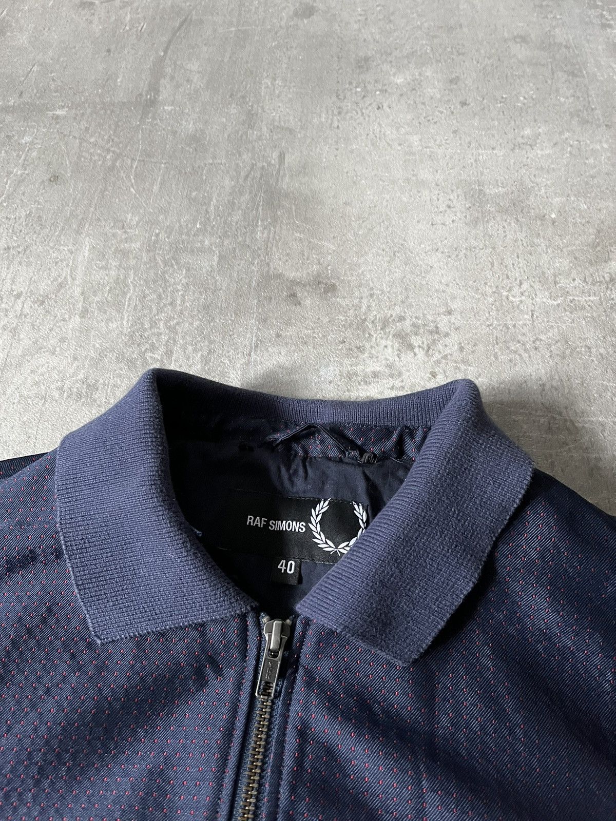 Fred Perry × Raf Simons Raf Simons X Fred Perry light bomber jacket navy Size US M / EU 48-50 / 2 - 6 Thumbnail