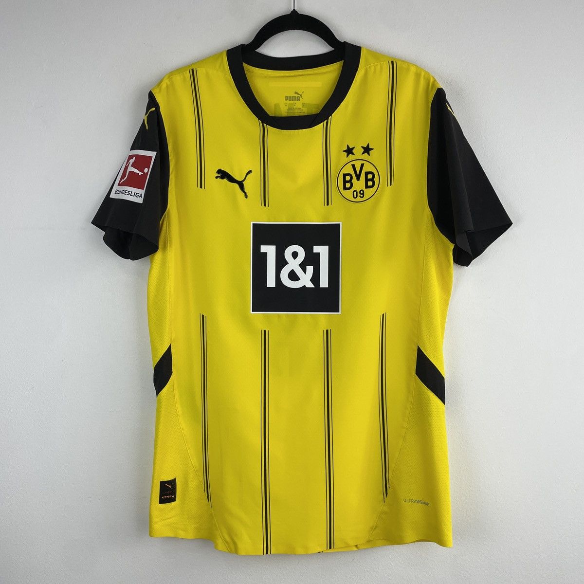 Puma Borussia Dortmund Sabitzer Authentic Home Jersey 2024/2025 Size US M / EU 48-50 / 2 - 2 Thumbnail