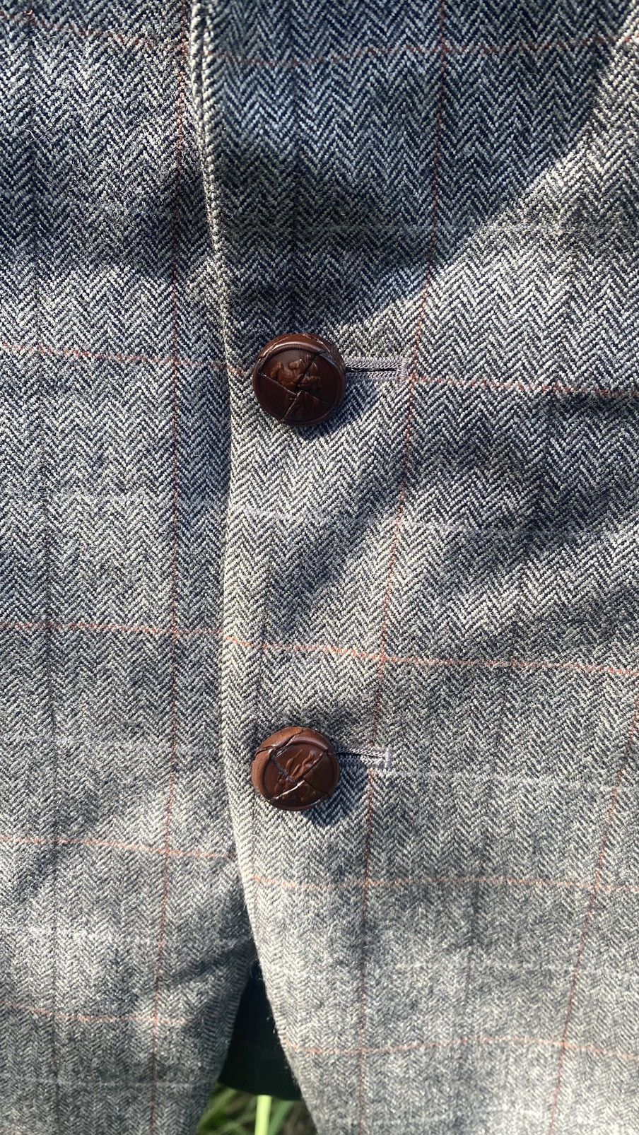 Burberry Rare Vintage Burberry Wool Check Blazer 2-Button Size 38R - 3 Thumbnail