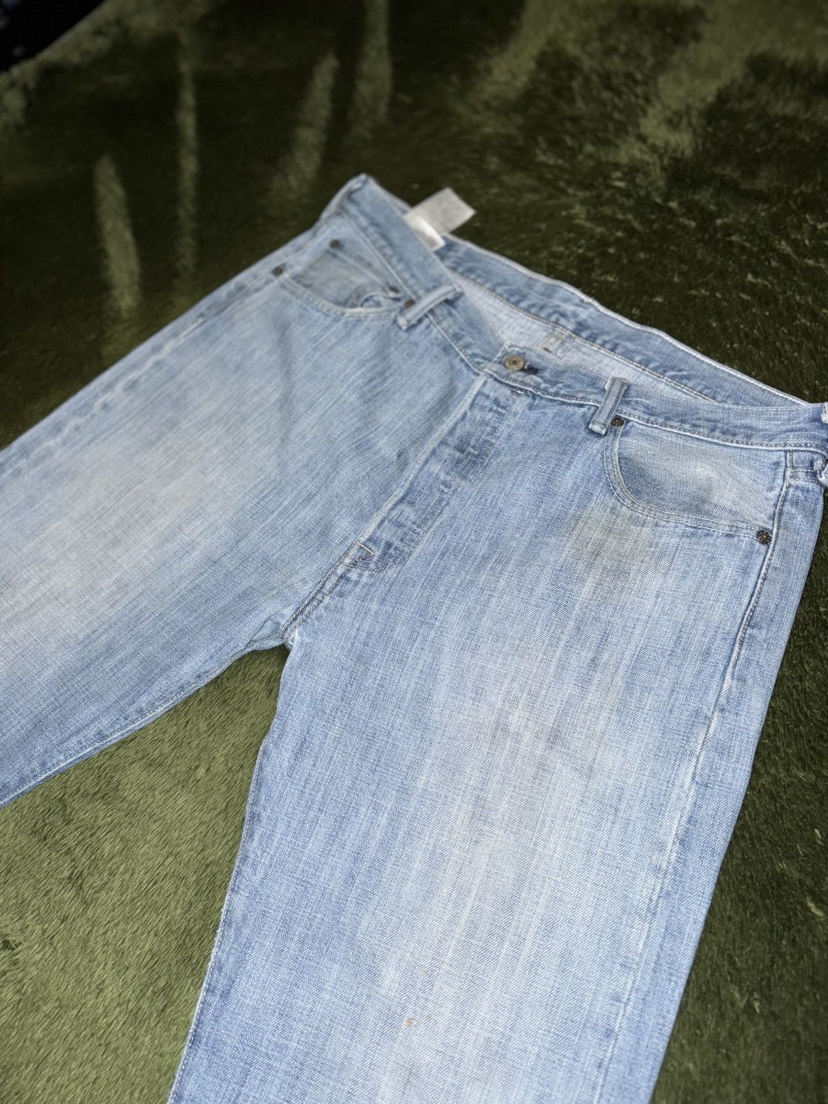 Levi's [W36/L34] Levi’s 501 Button Fly Vintage Washed Denim Pants Size US 36 / EU 52 - 2 Thumbnail