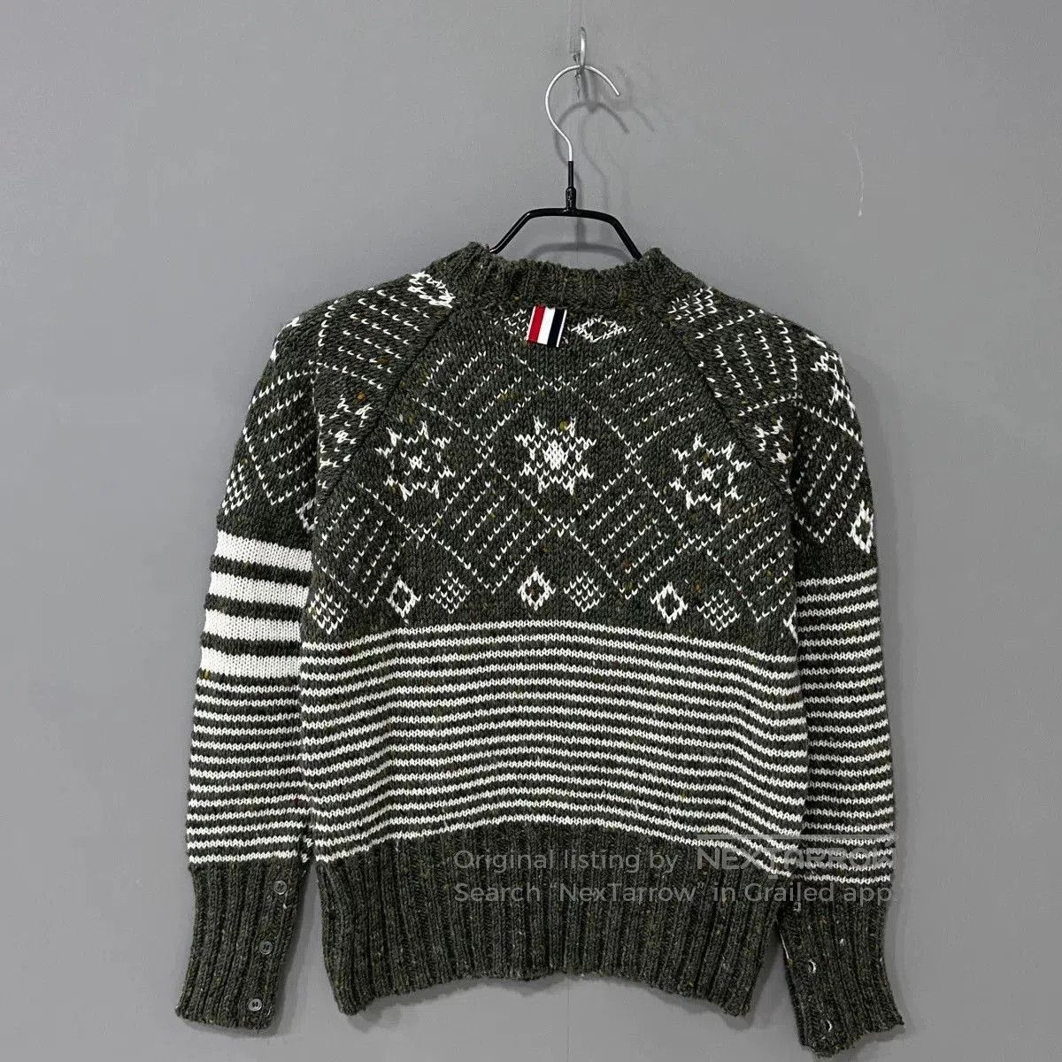 Thom Browne Thom Browne Fair Isle Sweater. Size US XXS / EU 40 - 3 Thumbnail