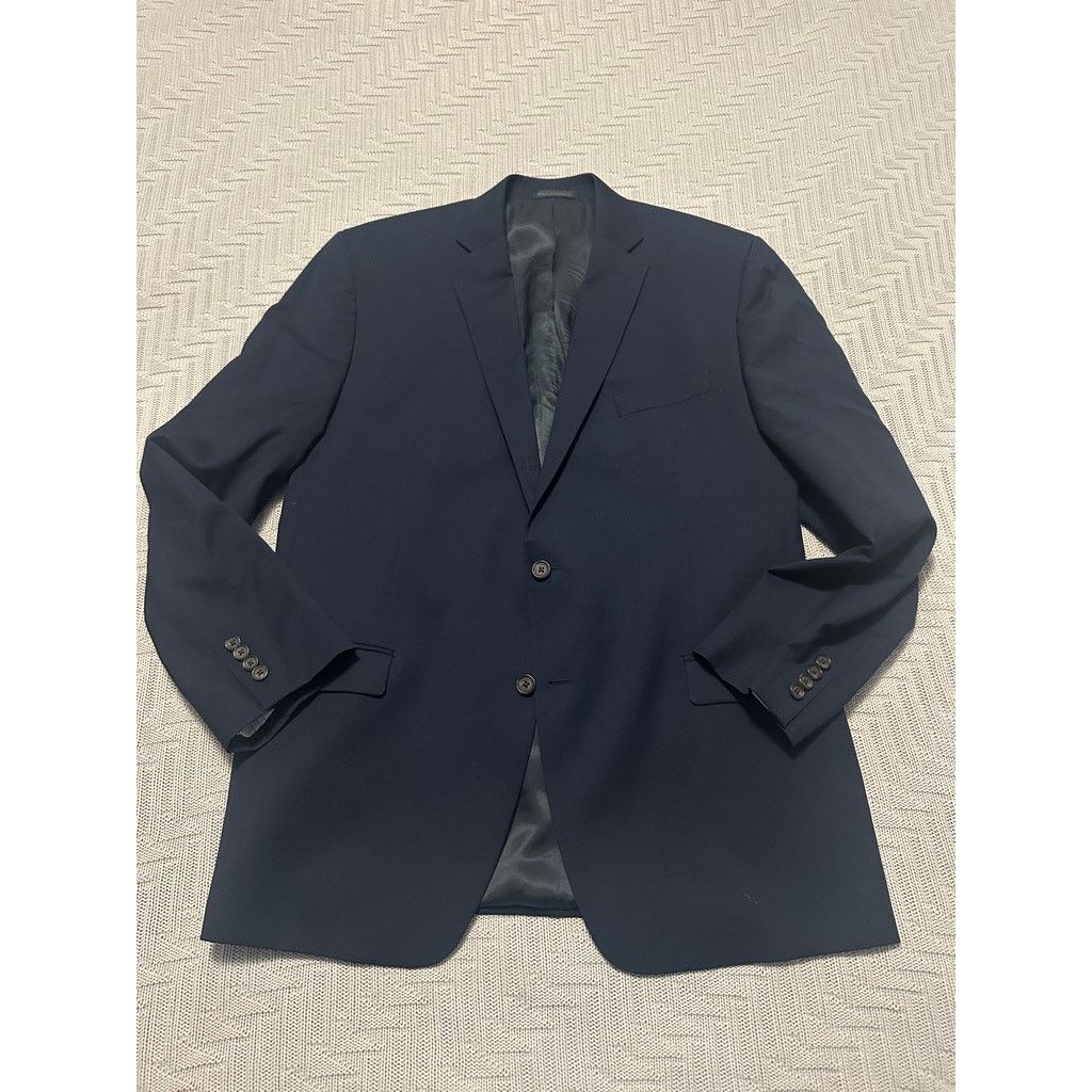 Lauren Ralph Lauren Lauren Ralph Lauren navy two button wool blazer size 46L Size 46L - 1 Thumbnail