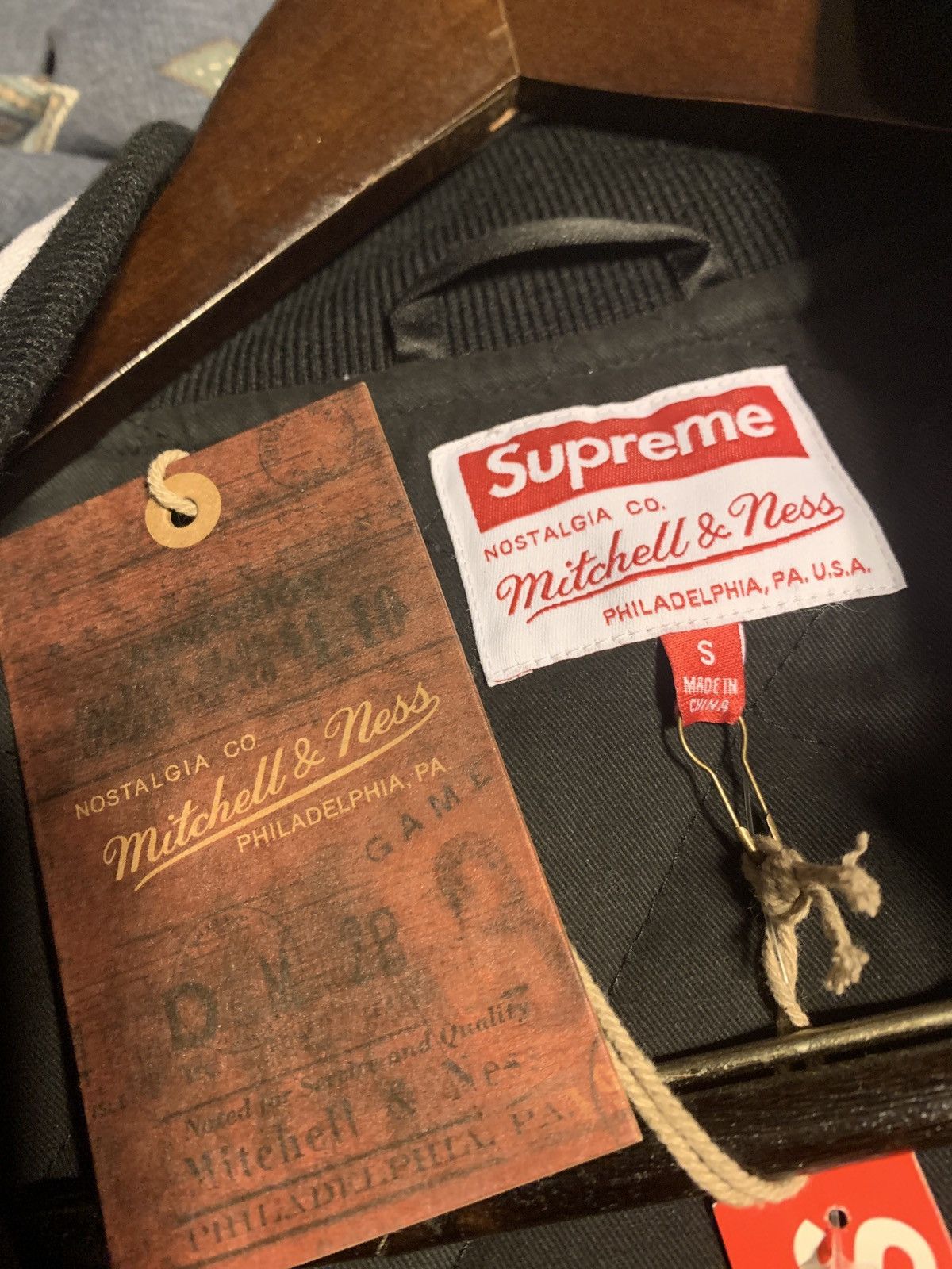 Mitchell & Ness × Supreme Supreme/Michell & Ness, Sequin Varsity Jacket Branded M&N Size US S / EU 44-46 / 1 - 7 Thumbnail