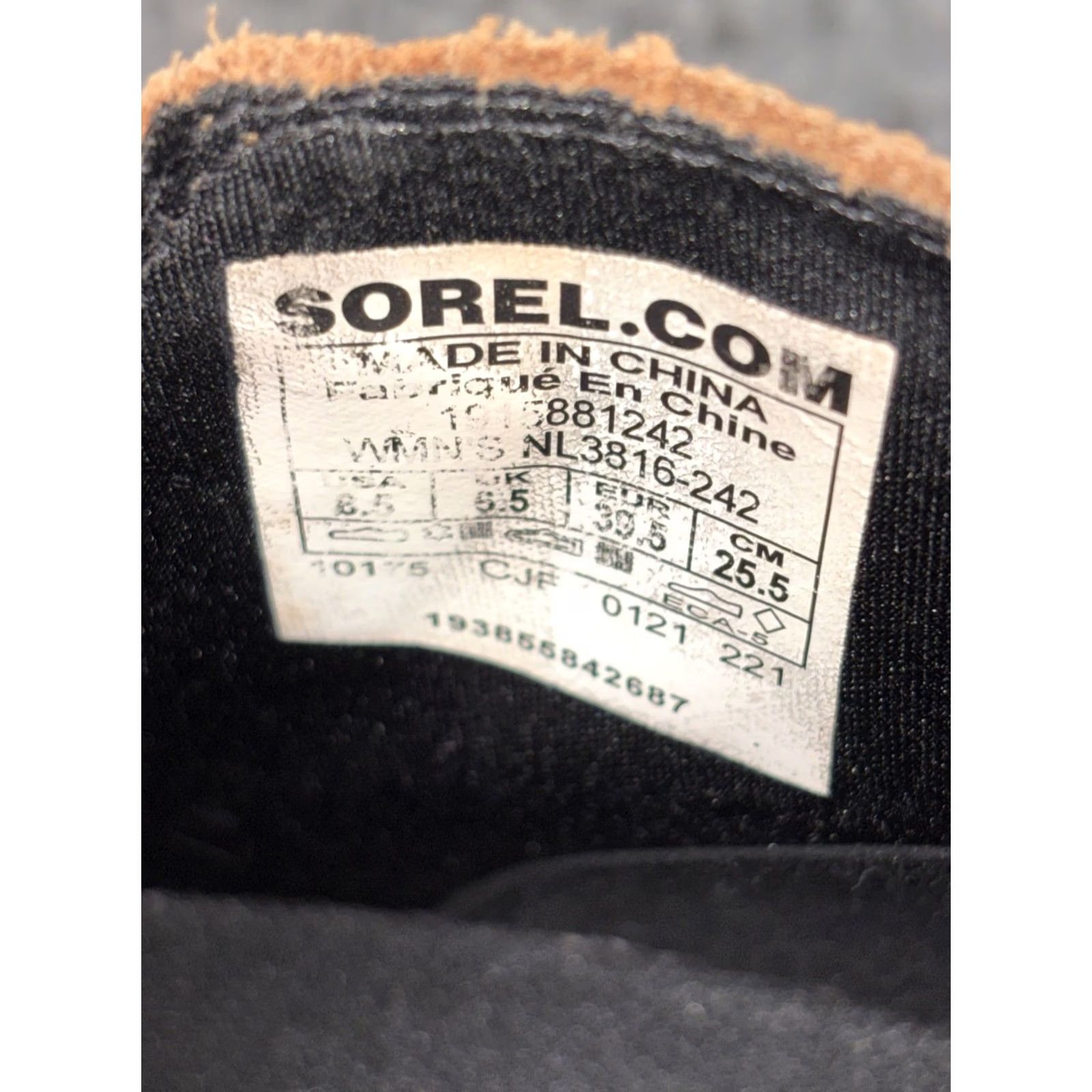 SOREL Sorel Womens Bootie Evie Wedge Heel Ankle Boot Brown Leather 8.5 M NL3816-242 Casual, Travel, Workwear 2-2.9 in Size US 9 / IT 39 - 6 Thumbnail