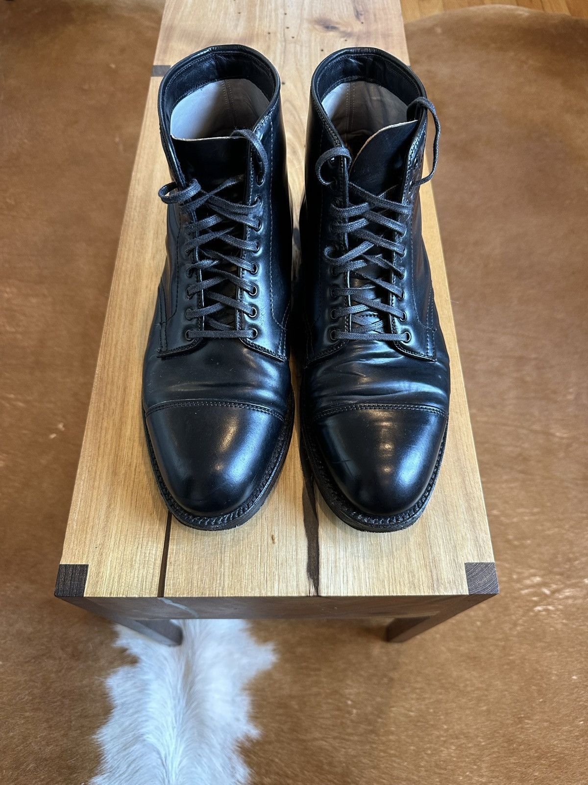 Alden Alden 4065 Cap Toe Boot in Black Shell Cordovan - 8.5 Size US 8.5 / EU 41-42 - 8 Thumbnail